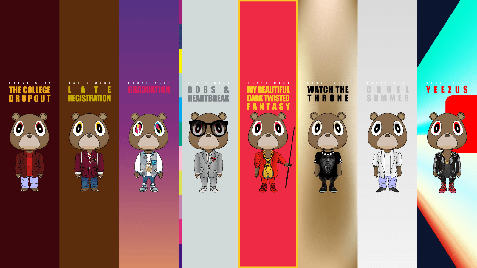 1600x900 Kanye Album Cover Wallpaper, Desktop