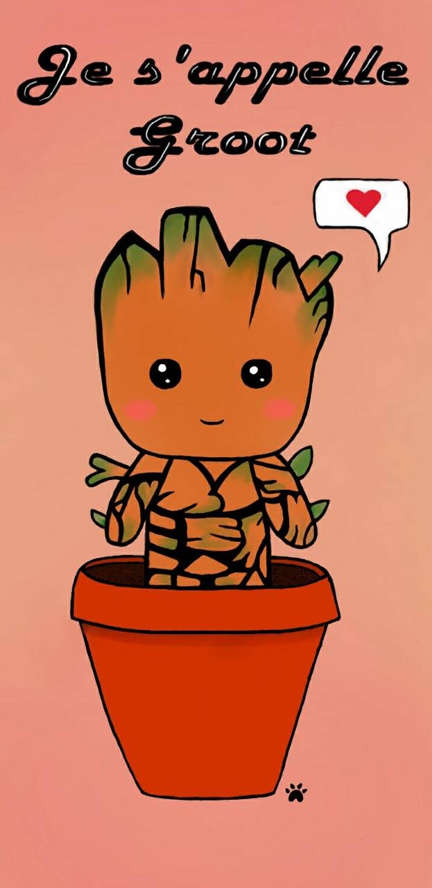 630x1280 Cute groot wallpaper, Phone