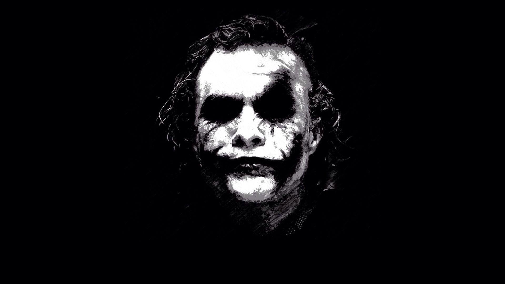 1920x1080 A simple touch on Heath Ledger's joker [], Desktop