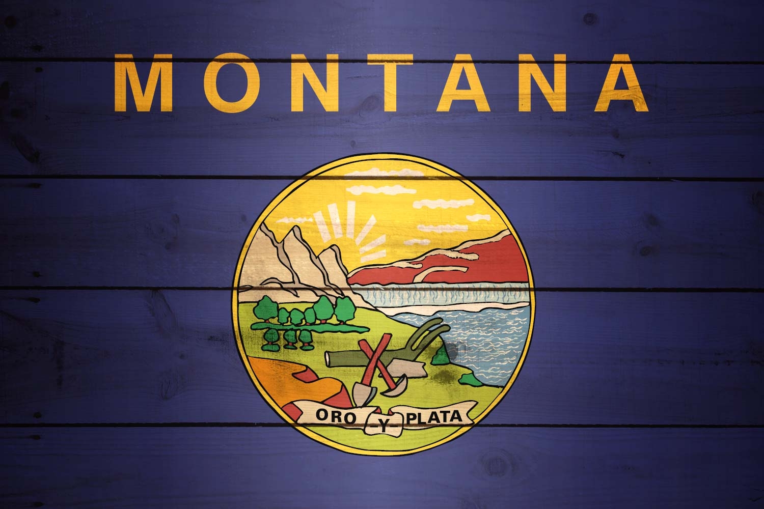 1500x1000 Flag of Montana Texture it for free, Desktop