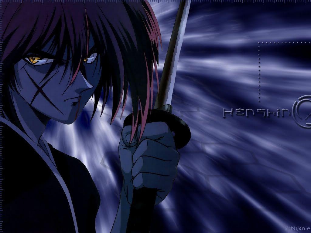 1030x770 Samurai X Battosai Blue Eyes Wallpaper Free For iPhone. Cartoons, Desktop