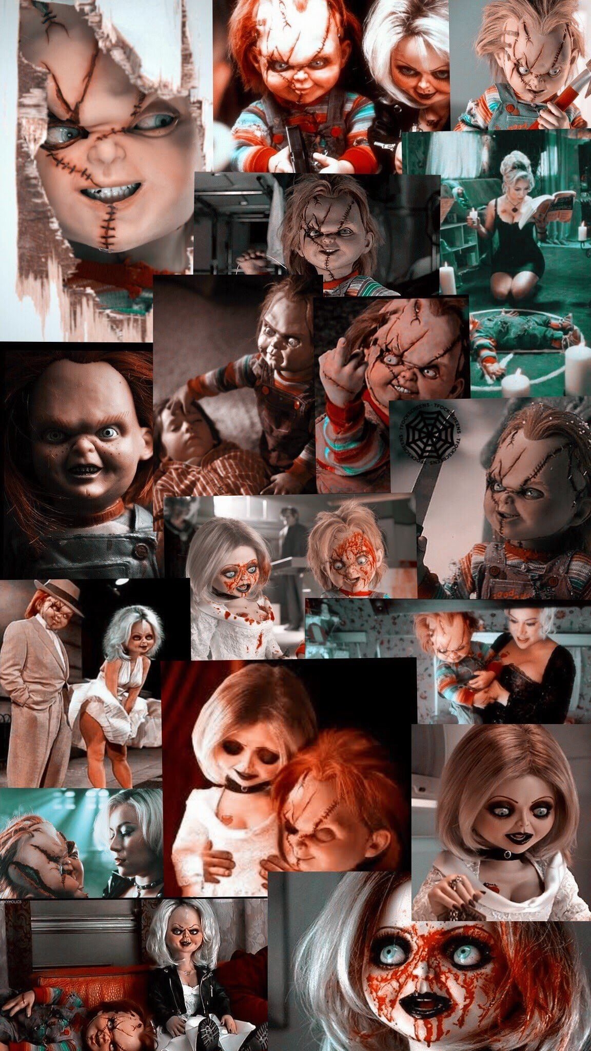 1160x2050 bride of chucky. Horror movie icons, Bride of chucky, Clown horror, Phone