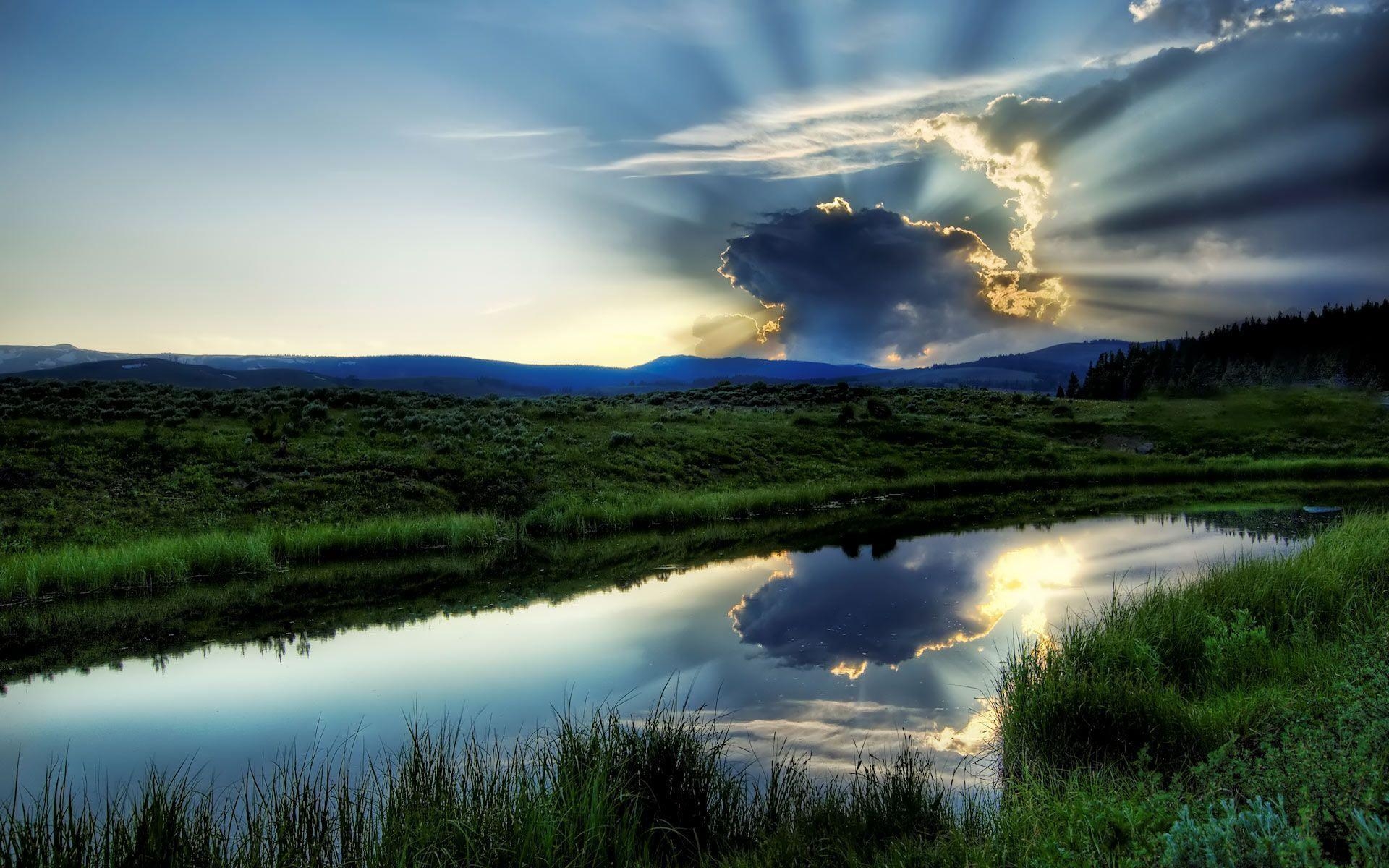 1920x1200 Desktop Wallpaper · Gallery · Computers · Green Meadows, Desktop