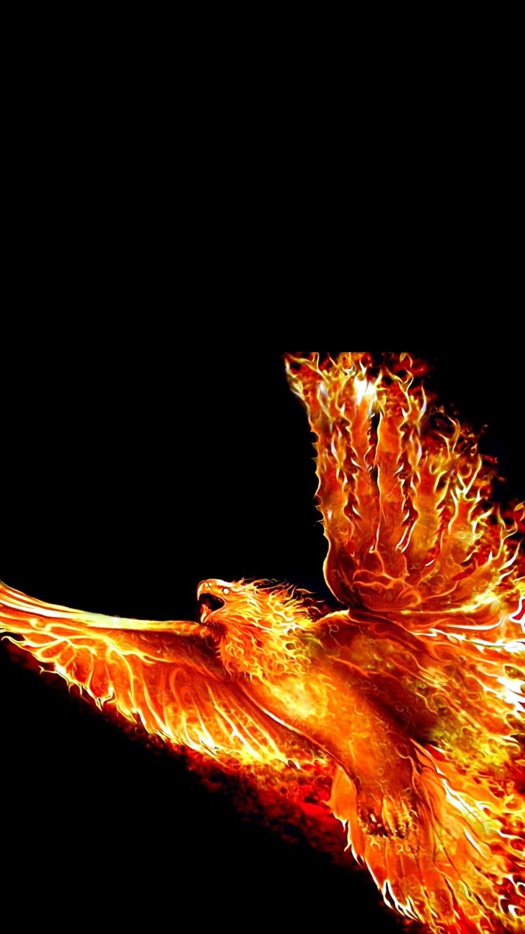 1080x1920 iPhone Wallpaper Phoenix Bird 3D iPhone Wallpaper, Phone