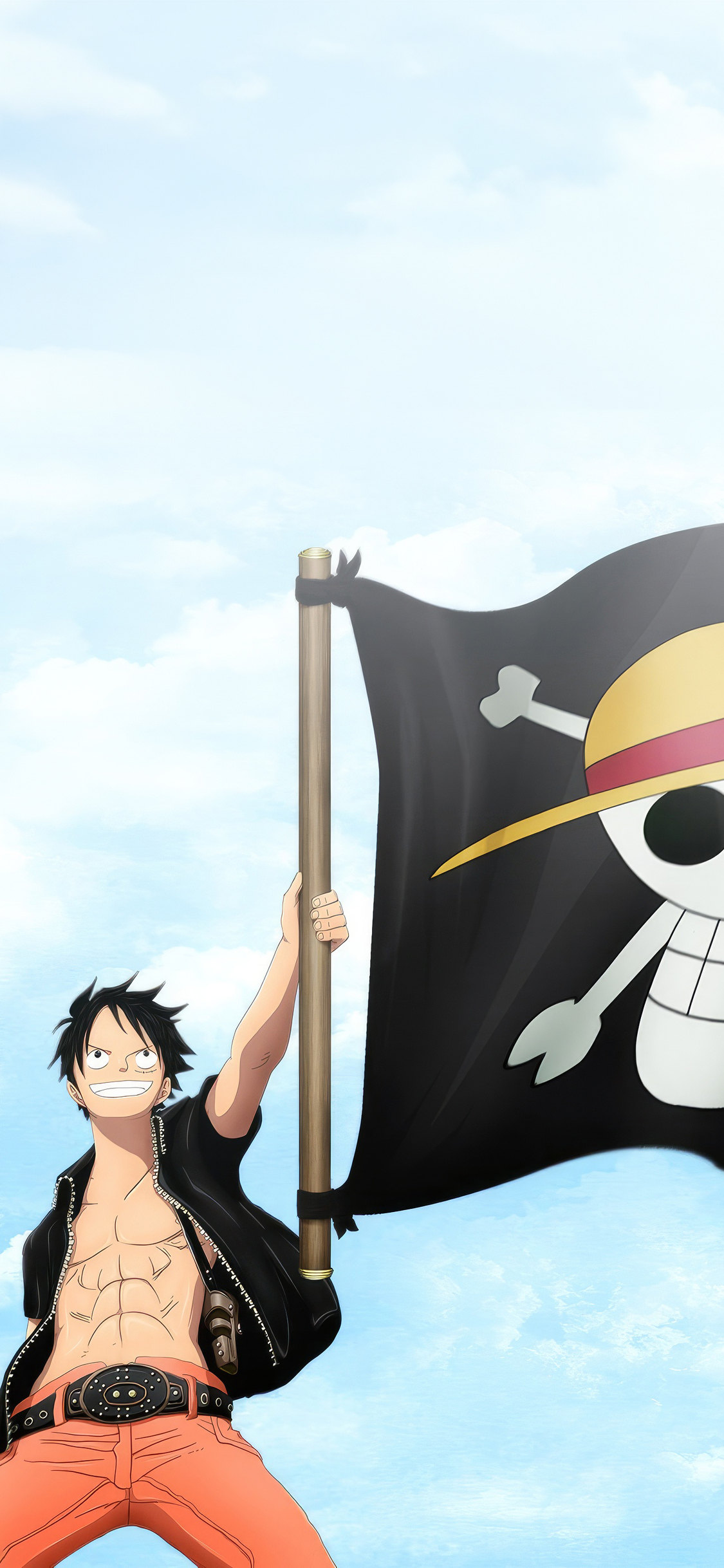 1130x2440 Monkey D Luffy One Piece, Phone