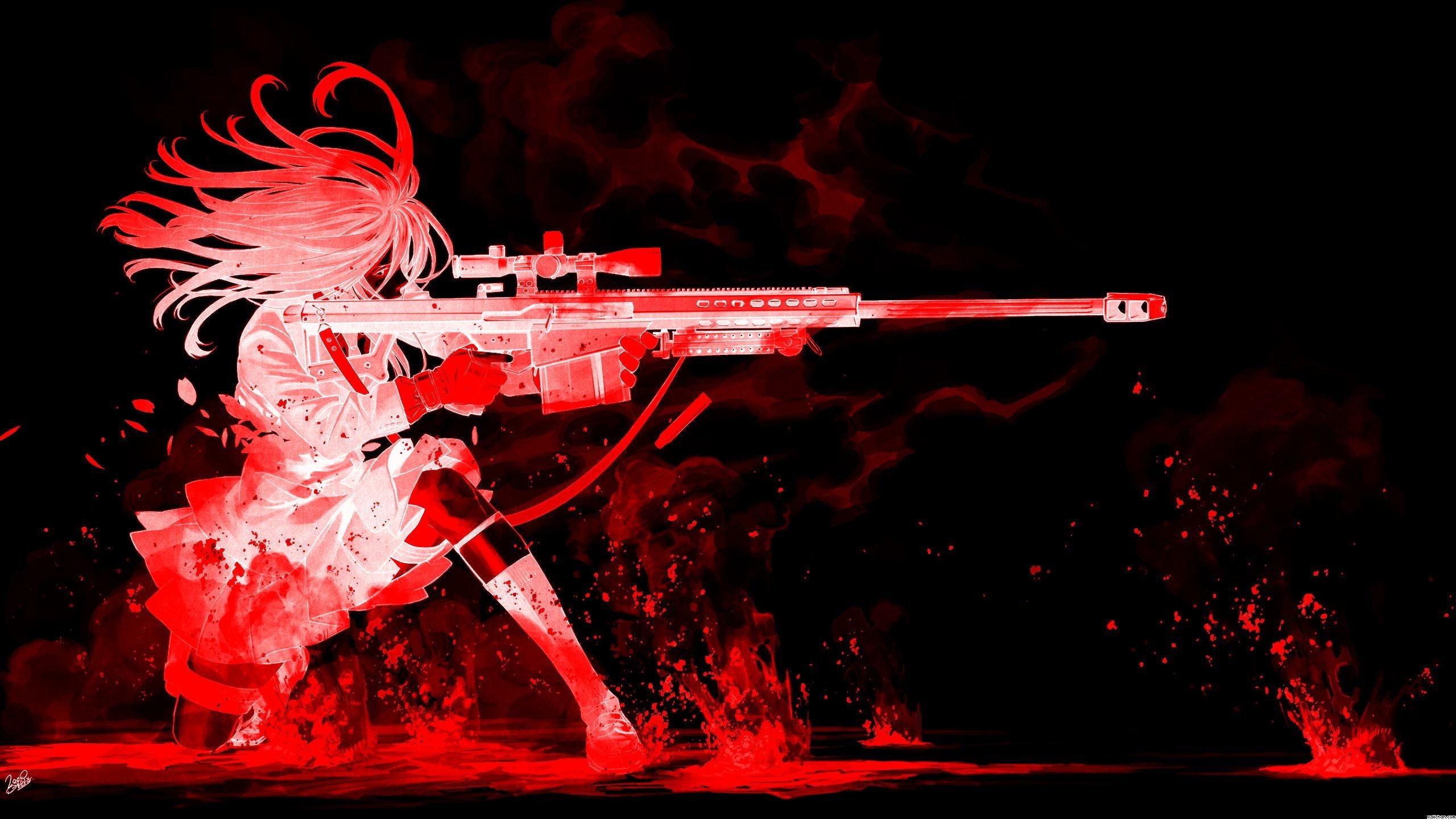 2560x1440 Red Anime Wallpaper. Cool anime wallpaper, Anime wallpaper, Youtube channel art, Desktop