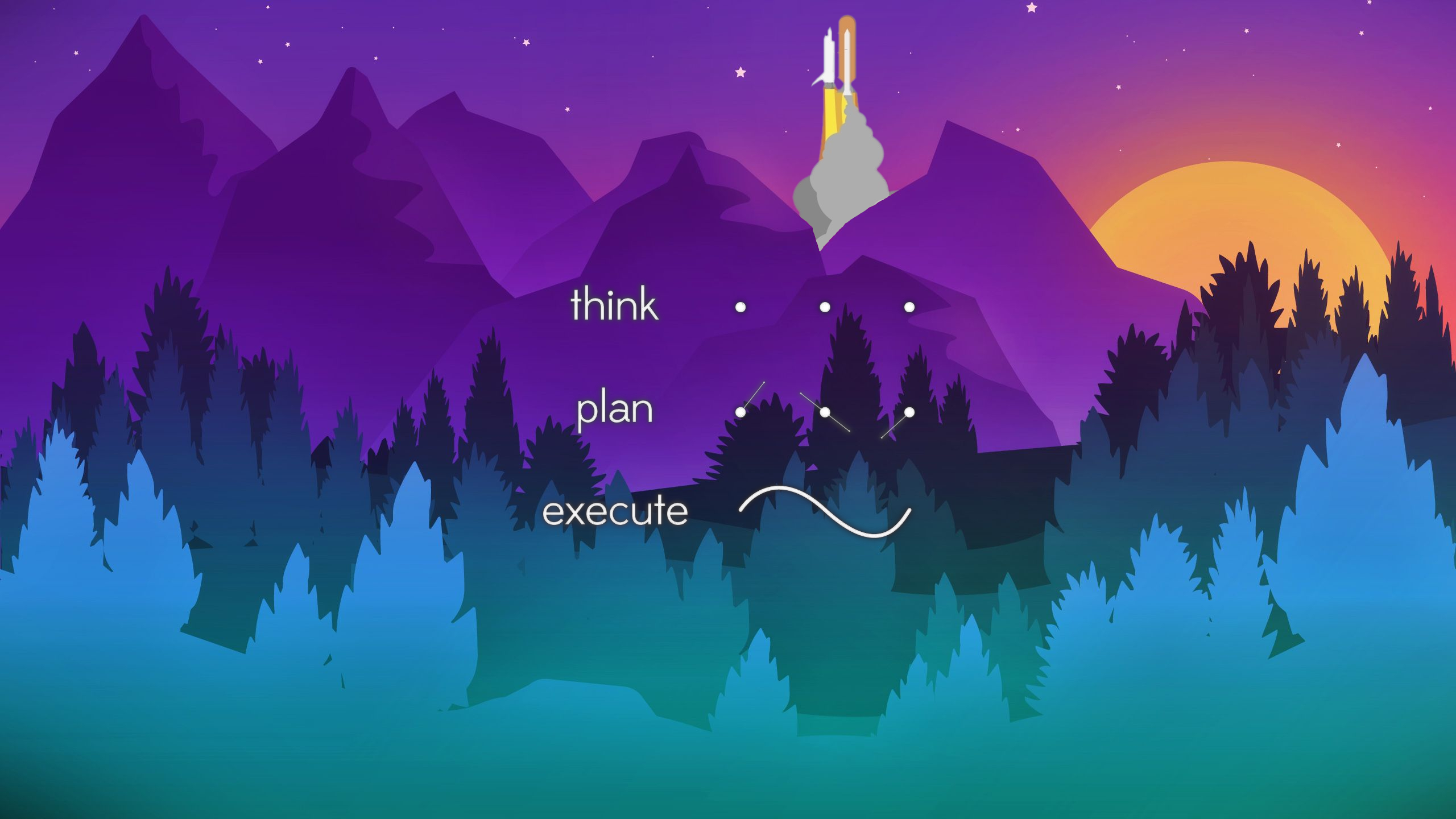 2560x1440 Think, plan, execute. Remix. [], Desktop