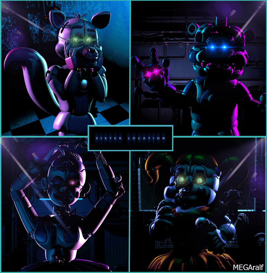 890x910 Sister Location by MEGAralf. Five Nights At Freddy's, Phone