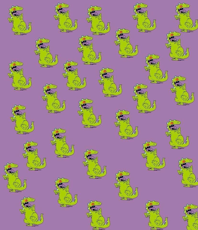 830x960 Reptar #wallpaper #pattern #rugrats. Wallpaper, Phone