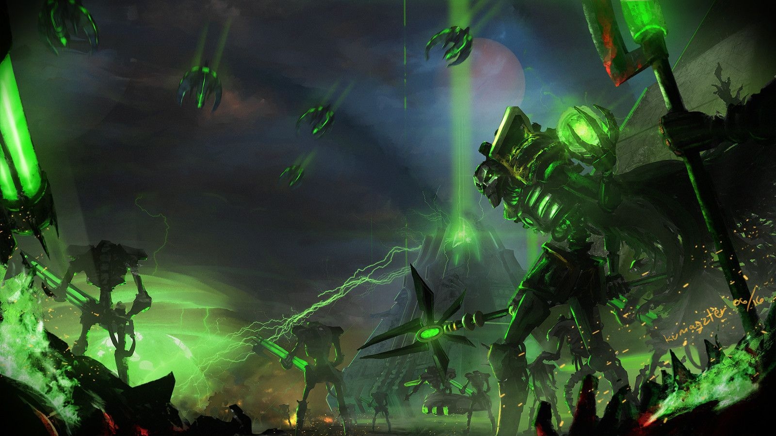 1600x900 Dawn Of War Necron Lord, Desktop