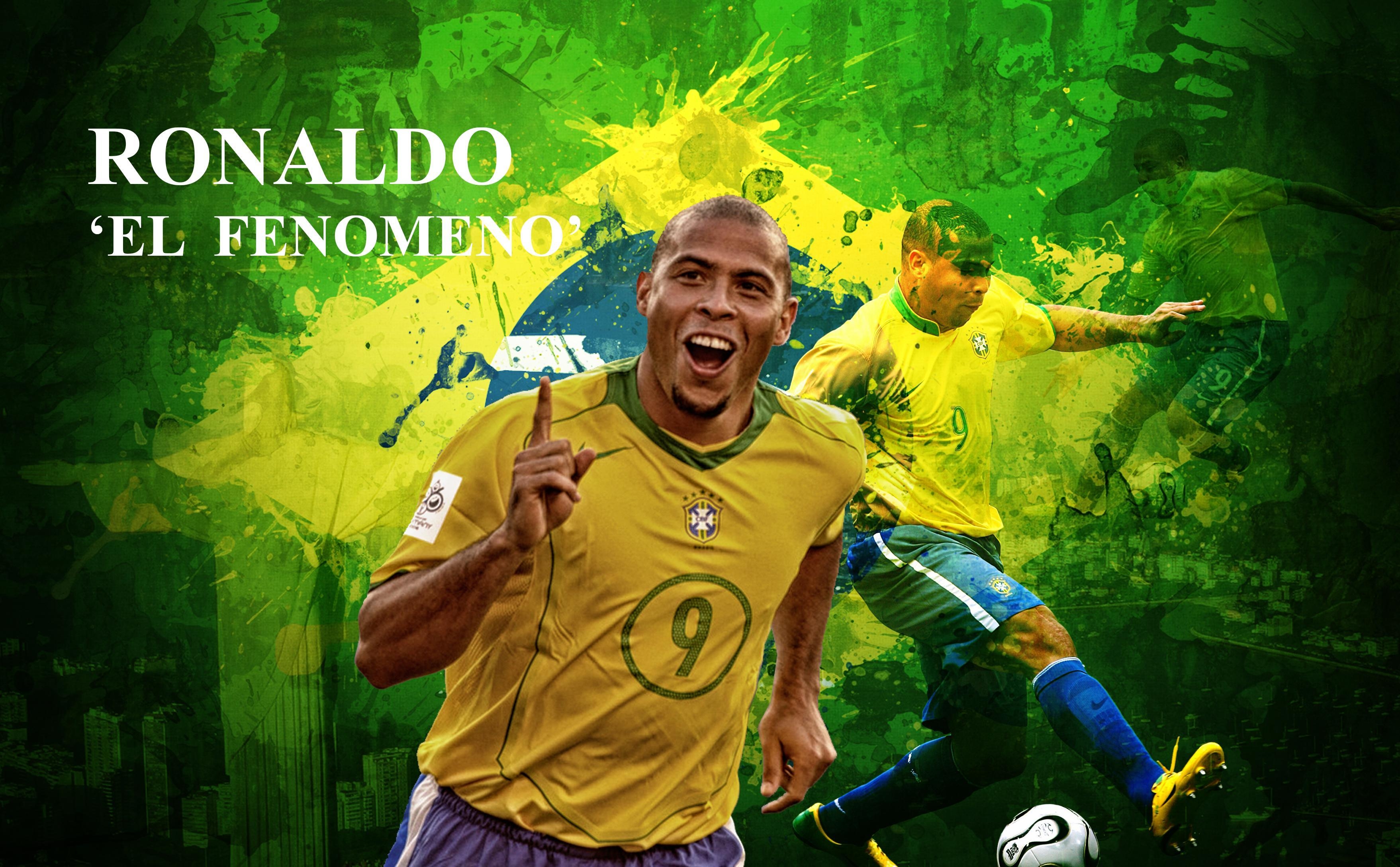 3520x2180 Ronaldo 'El Fenomeno' Wallpaper, Desktop