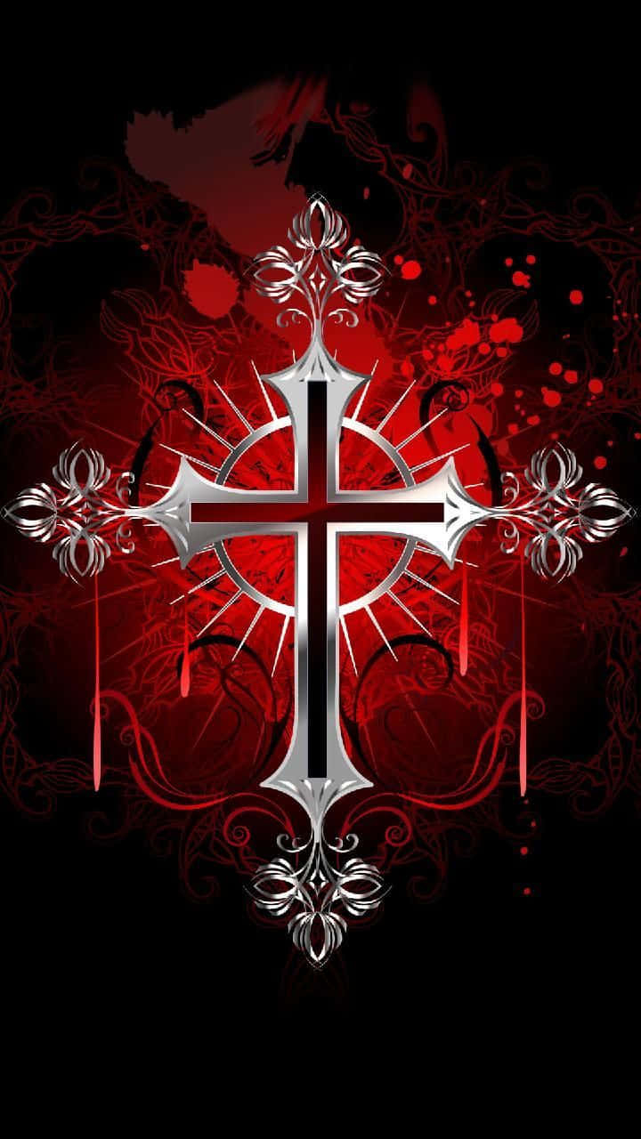 720x1280 Cross On A Black Background Wallpaper, Phone