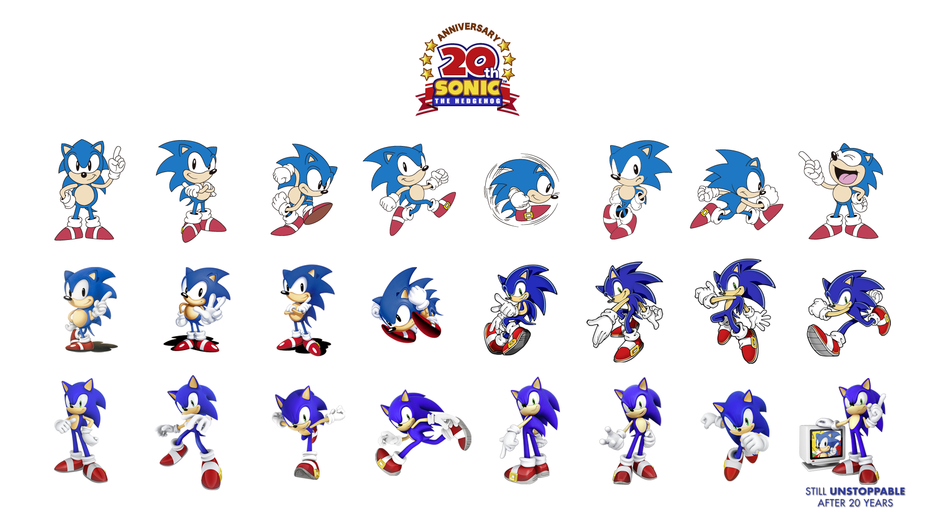 1920x1080 Retro Sonic Characters Wallpaper, Desktop