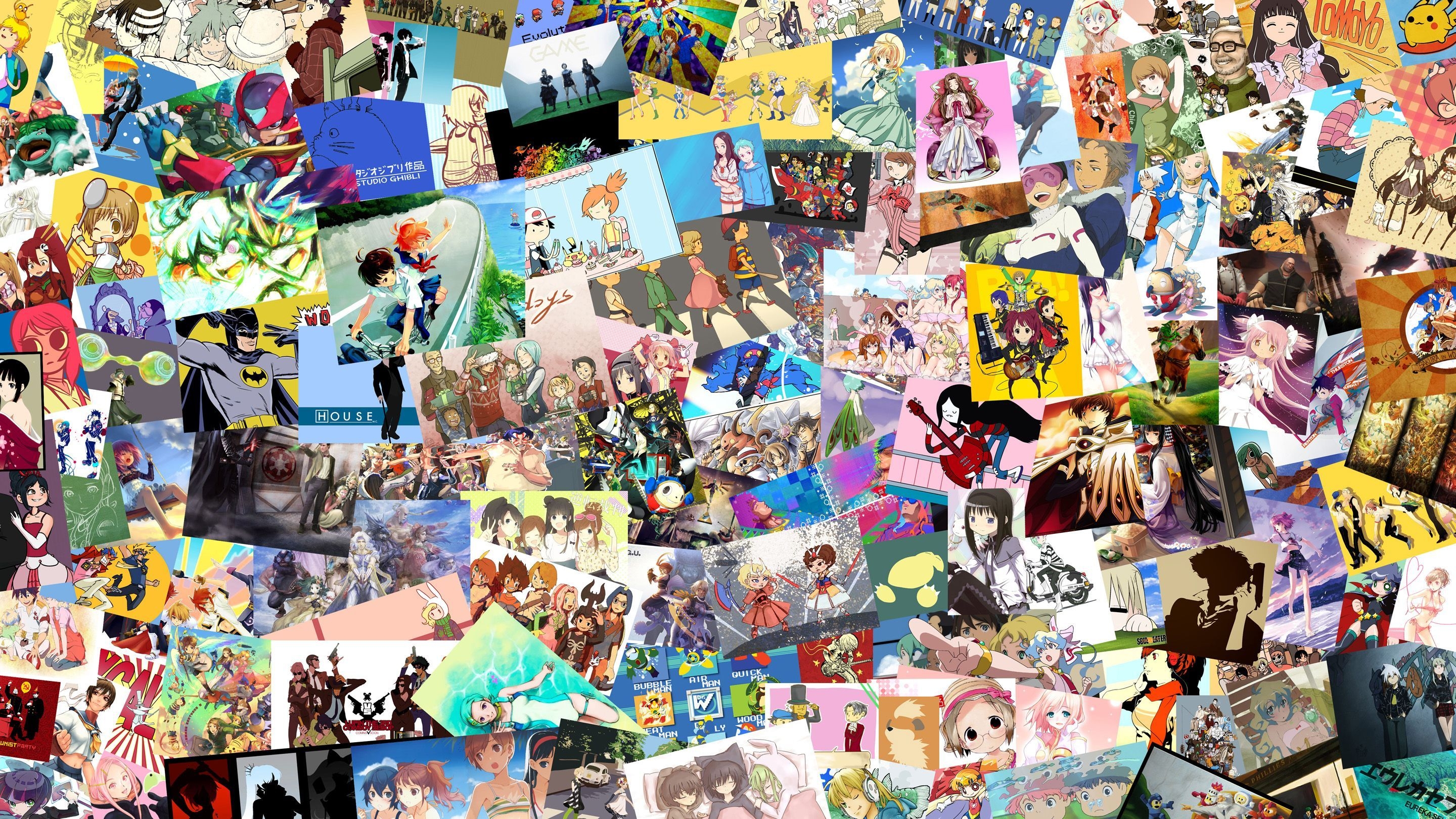 2880x1620 Anime Collage Wallpaper Free Anime Collage Background, Desktop