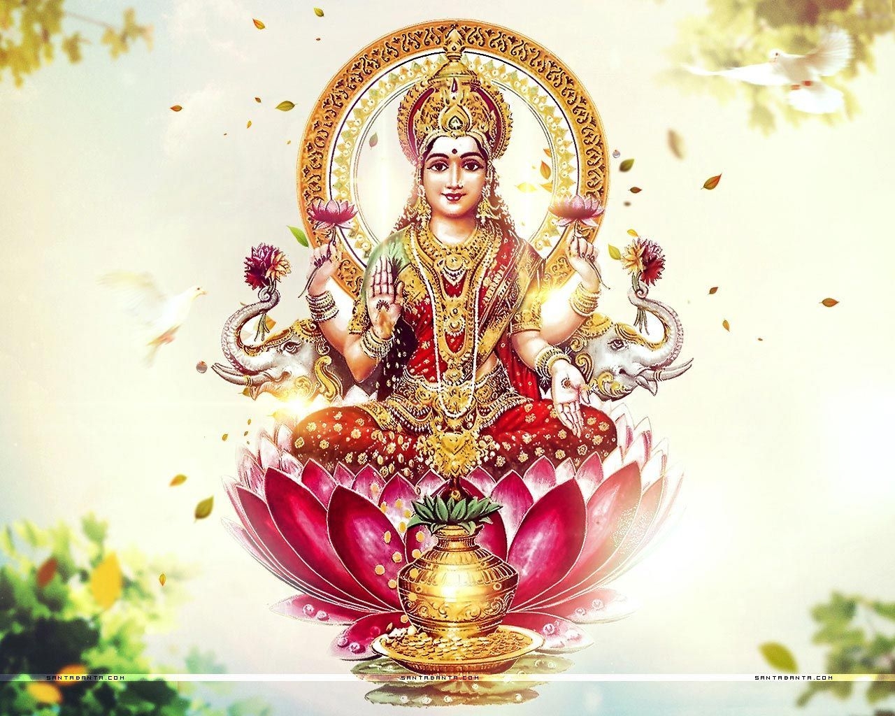 1280x1030 Goddess Laxmi HD Wallpaper Download Diwali, Desktop