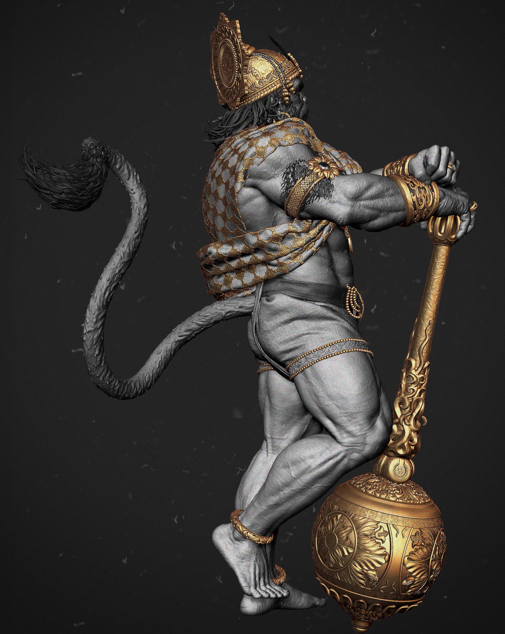 1760x2200 Hanuman Hindu God, Gaurav Kumar, Phone