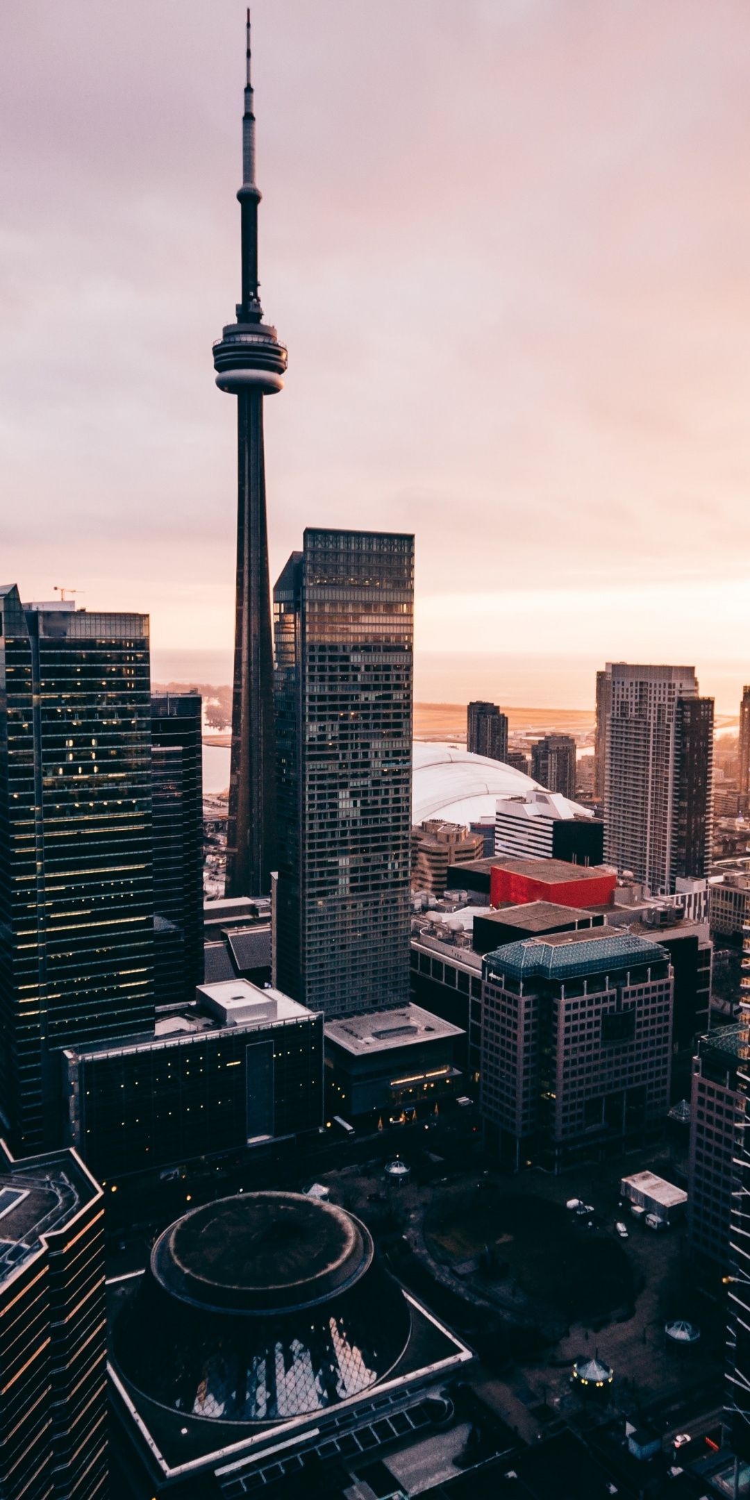 1080x2160 CN Tower, Toronto, buildings,  wallpaper, Phone