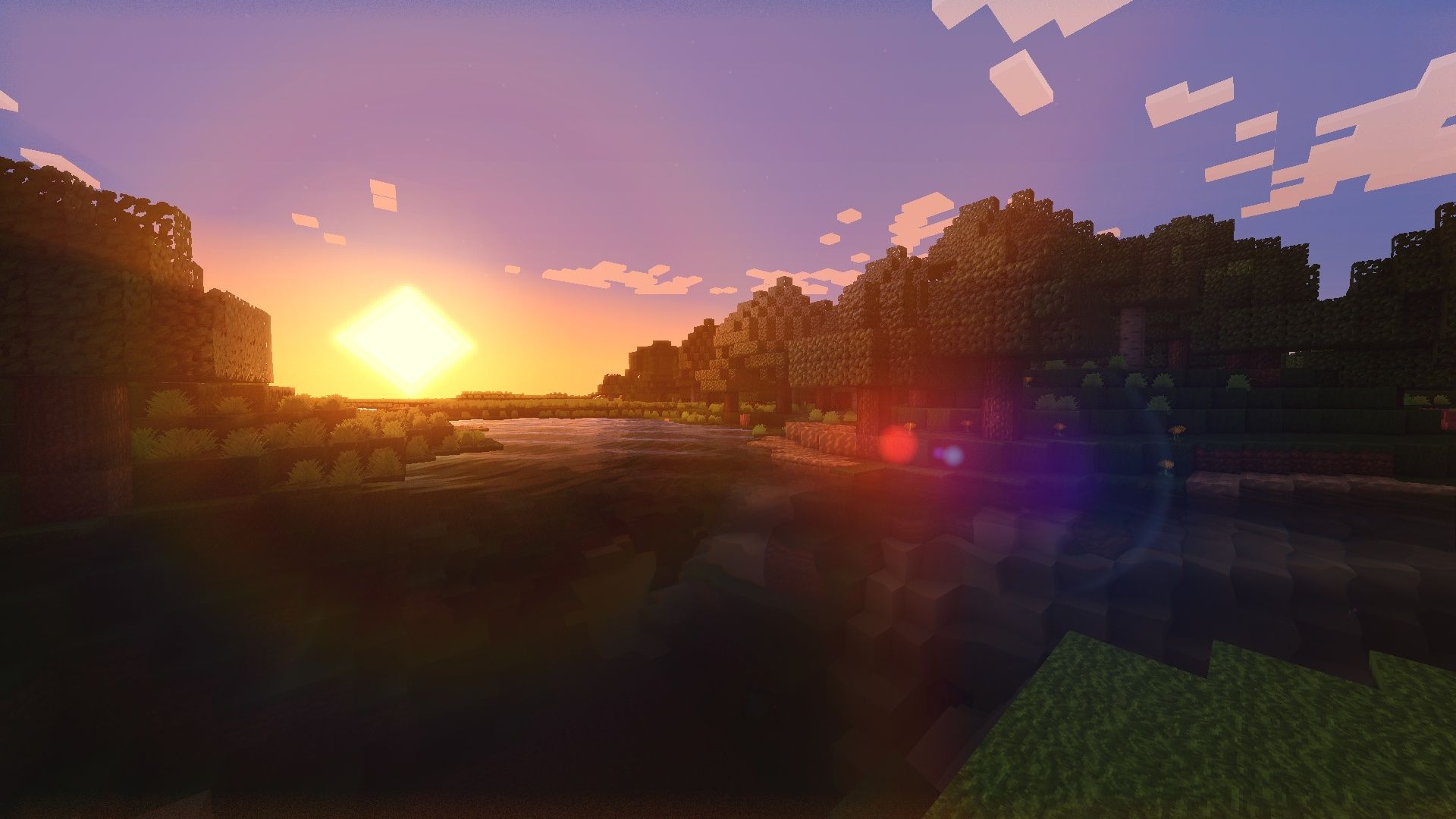 1920x1080 Minecraft Shaders Sunsetviewing Gallery For Minecraft Shaders, Desktop