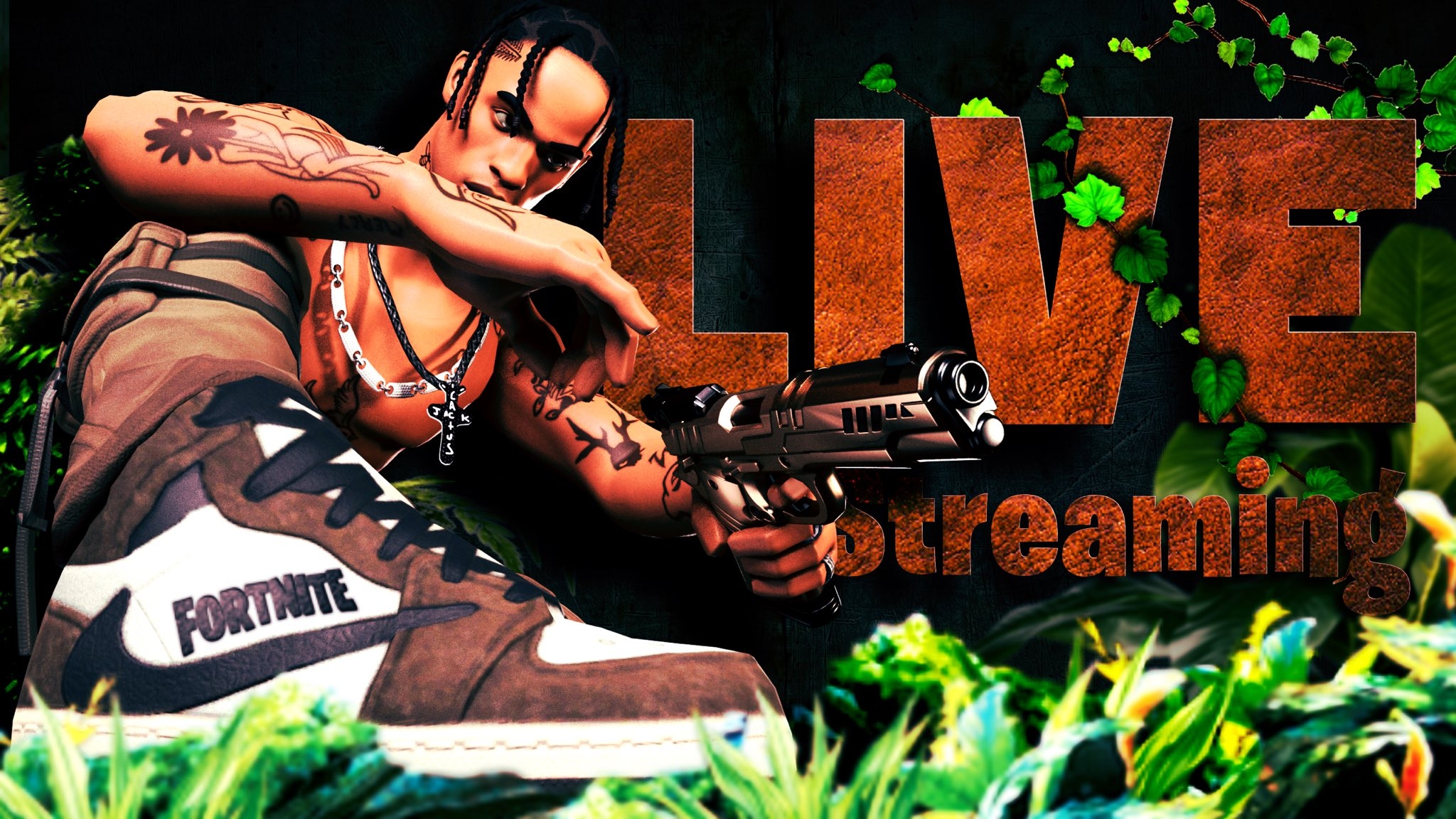 2050x1160 Travis Scott Fortnite wallpaper, Desktop