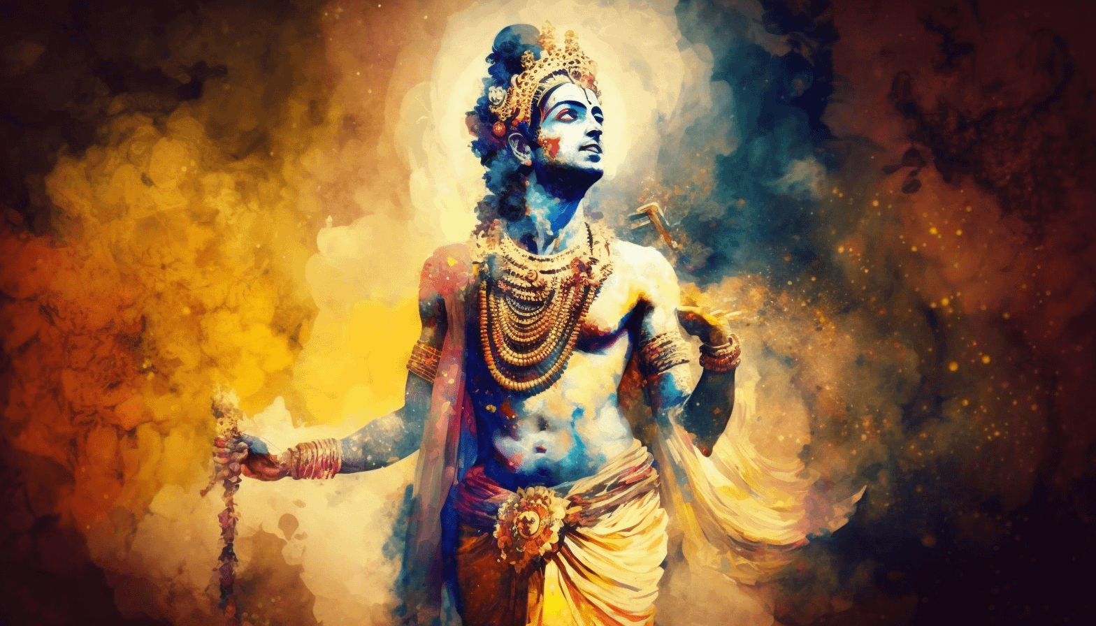 1570x900 The Divine Artistry Of AI: Creating Image Of Lord Krishna, Please Check Out My YouTube!!, R Sham_Sharma_Show, Desktop