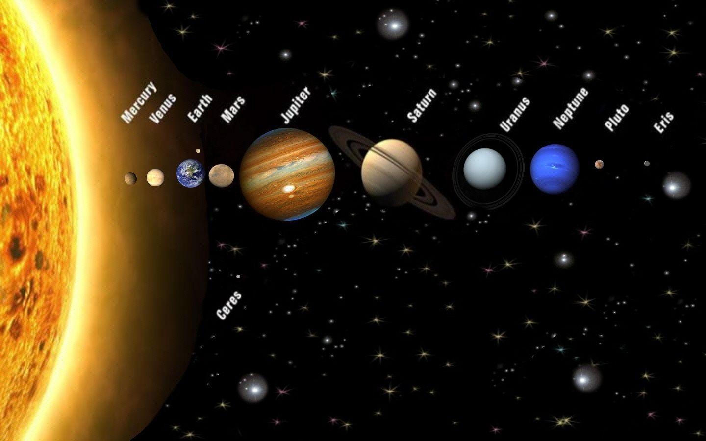 1440x900 Animated Solar System Wallpaper, Desktop