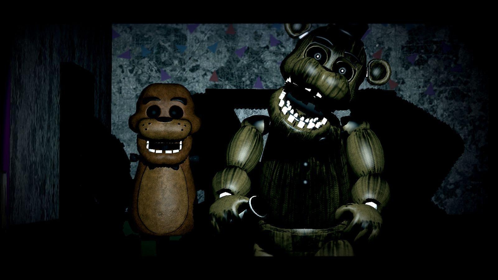 1600x900 the ghost of freddy fazbear, Desktop