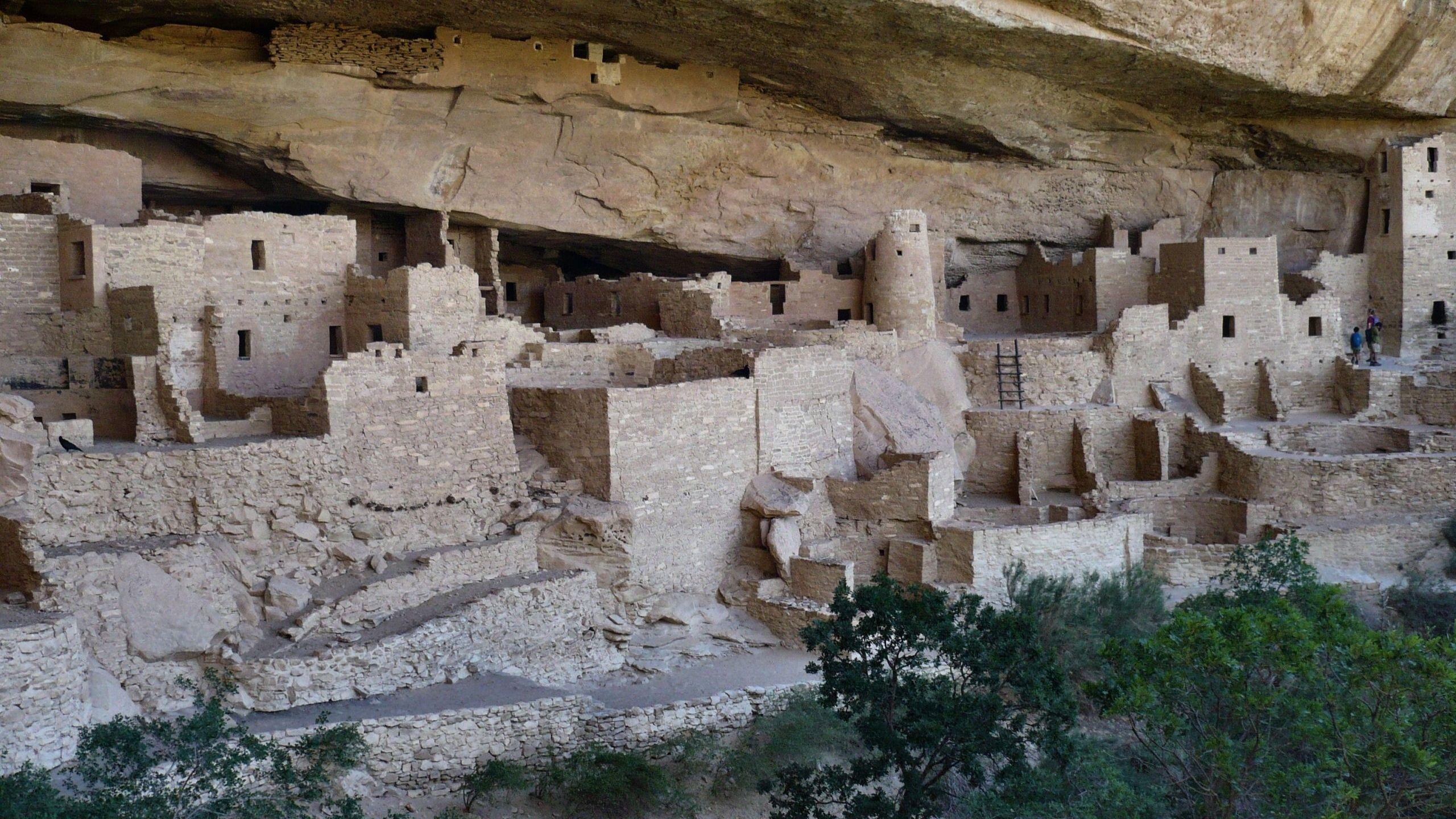 2560x1440 Ancient: Cliff Palace Mesa Verde Dwelling Photography National, Desktop