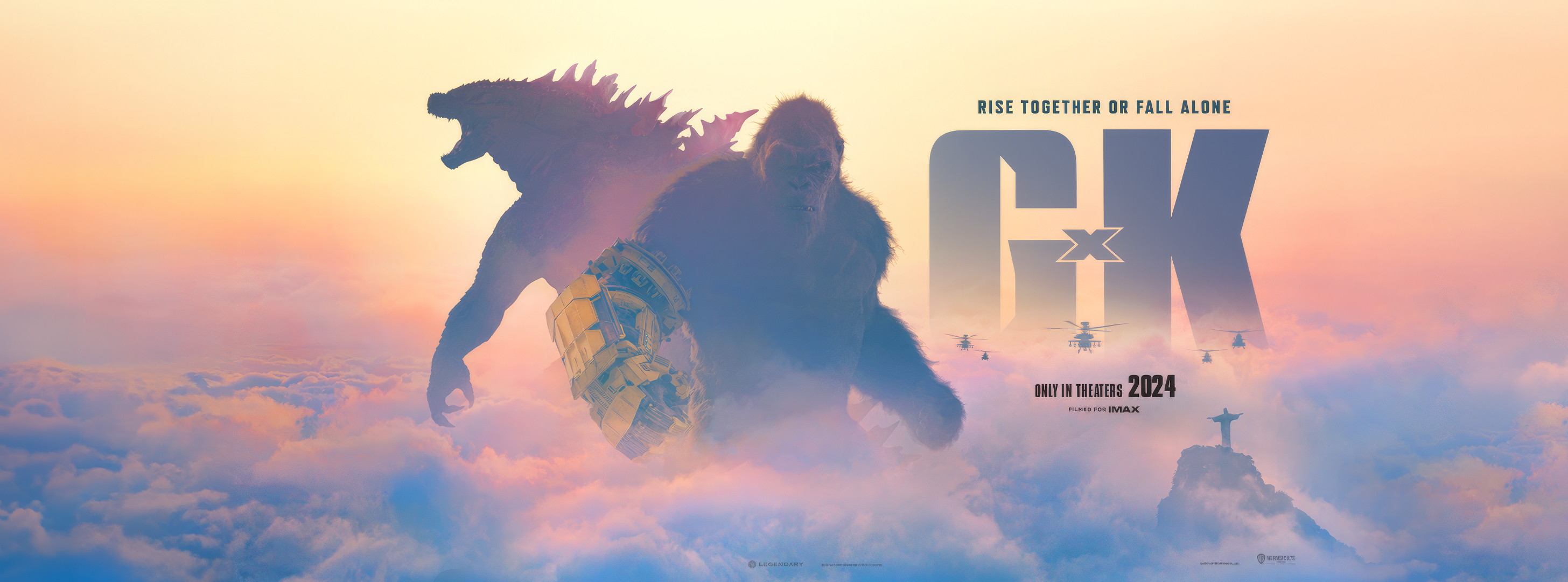 2920x1080 Godzilla x Kong: The New Empire HD, Dual Screen