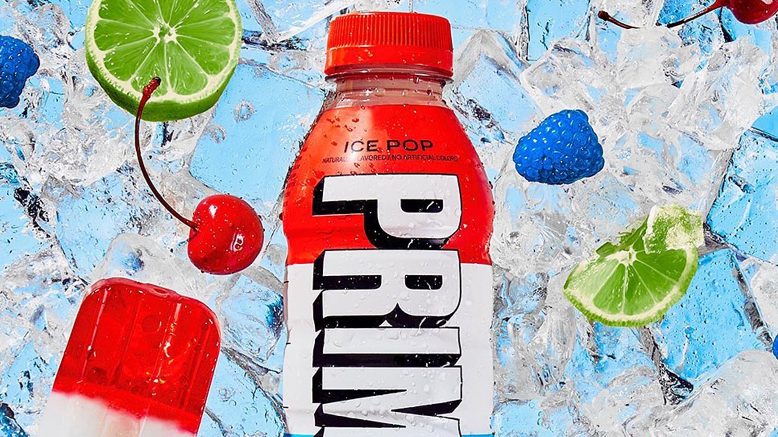 1600x900 Prime Hydration's 'Ice Pop' Celebrates UK Launch, Creates Fake Twitter Argument Between Logan Paul And KSI. Dieline, Branding & Packaging Inspiration, Desktop