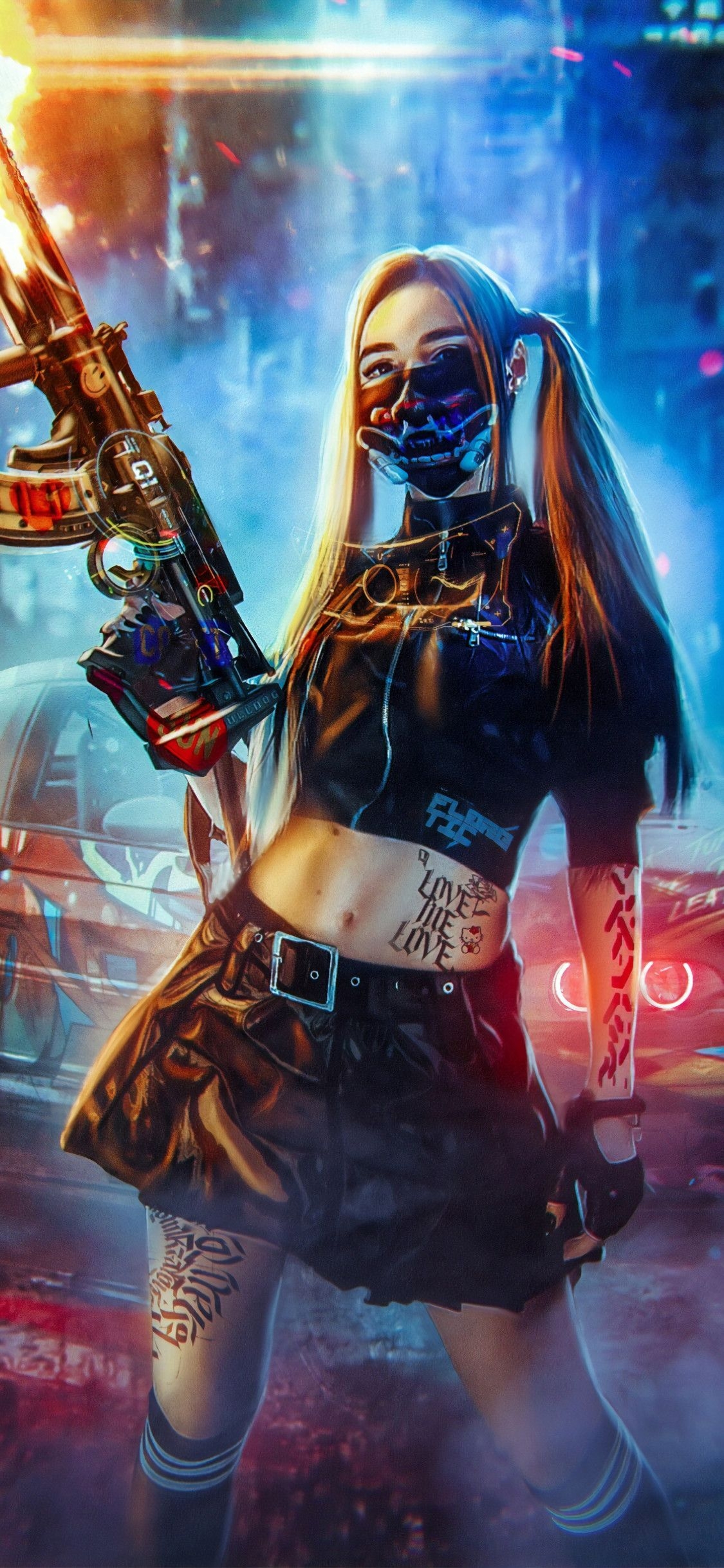 1130x2440 Cyberpunk 2077 wallpaper. Киберпанк, Phone