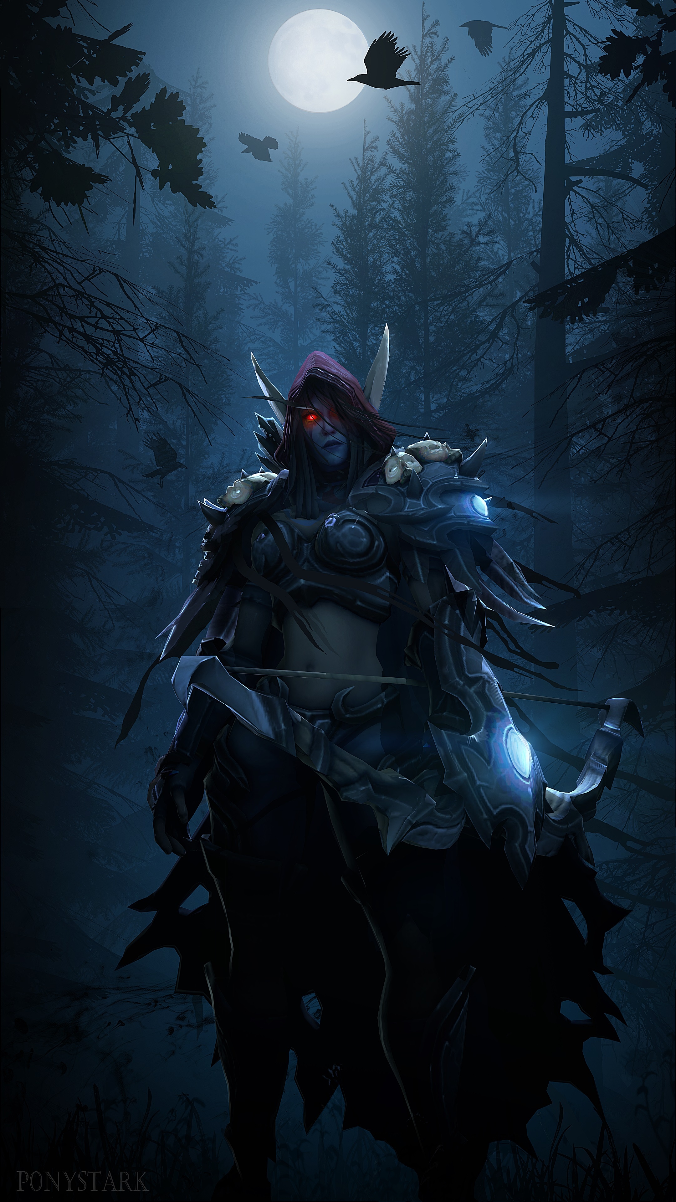 2160x3840 Wallpaper World of WarCraft Sylvanas Windrunner Warriors, Phone