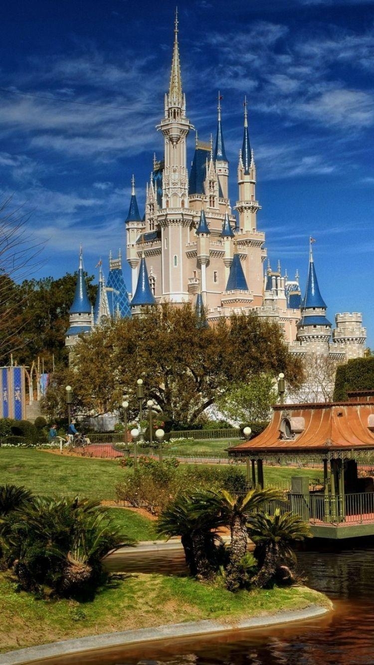 750x1340 Download Wallpaper  Walt disney world, coast, Building, Phone