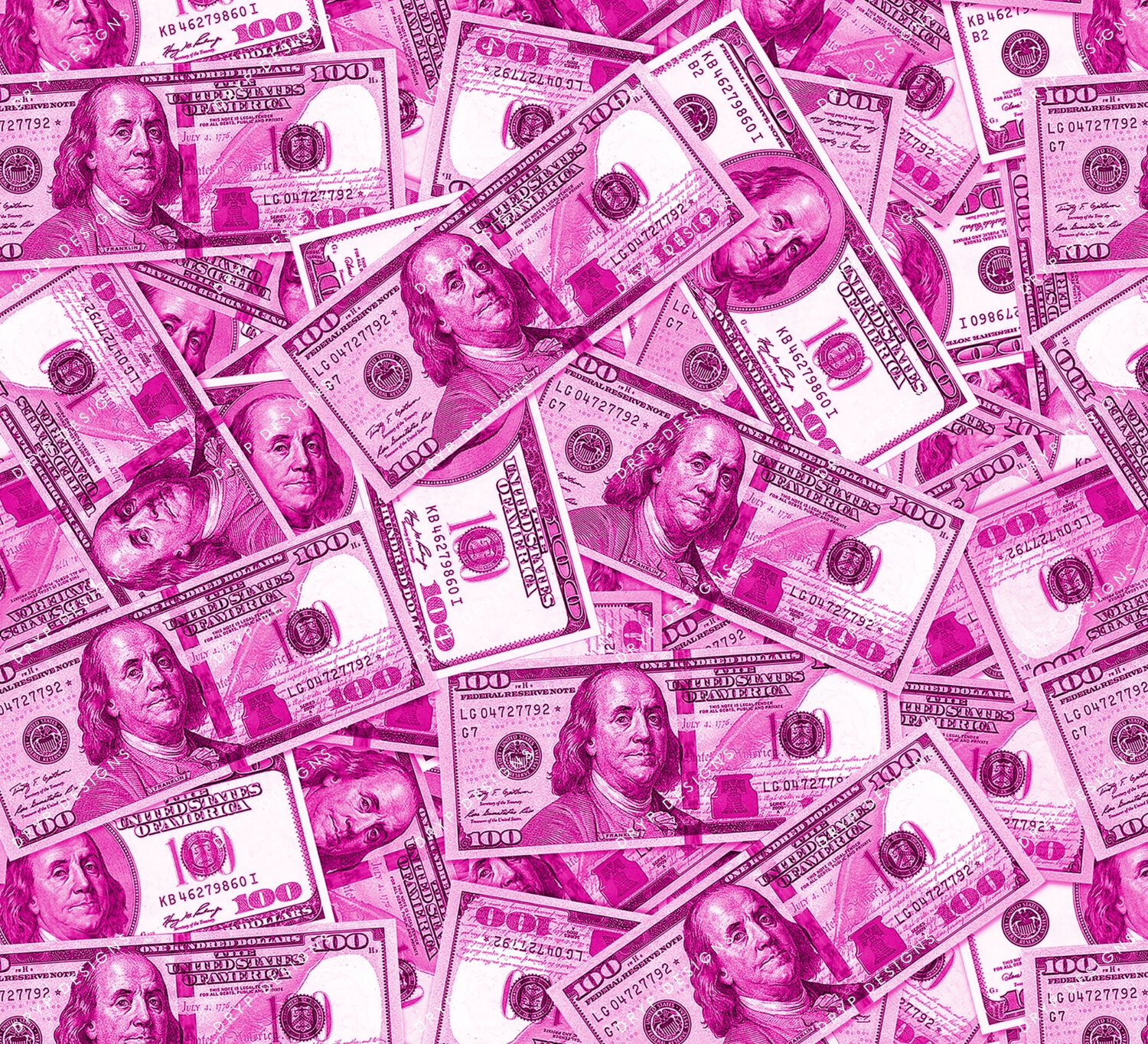 1500x1370 Pink 100 Dollar Bills Seamless Money, Desktop