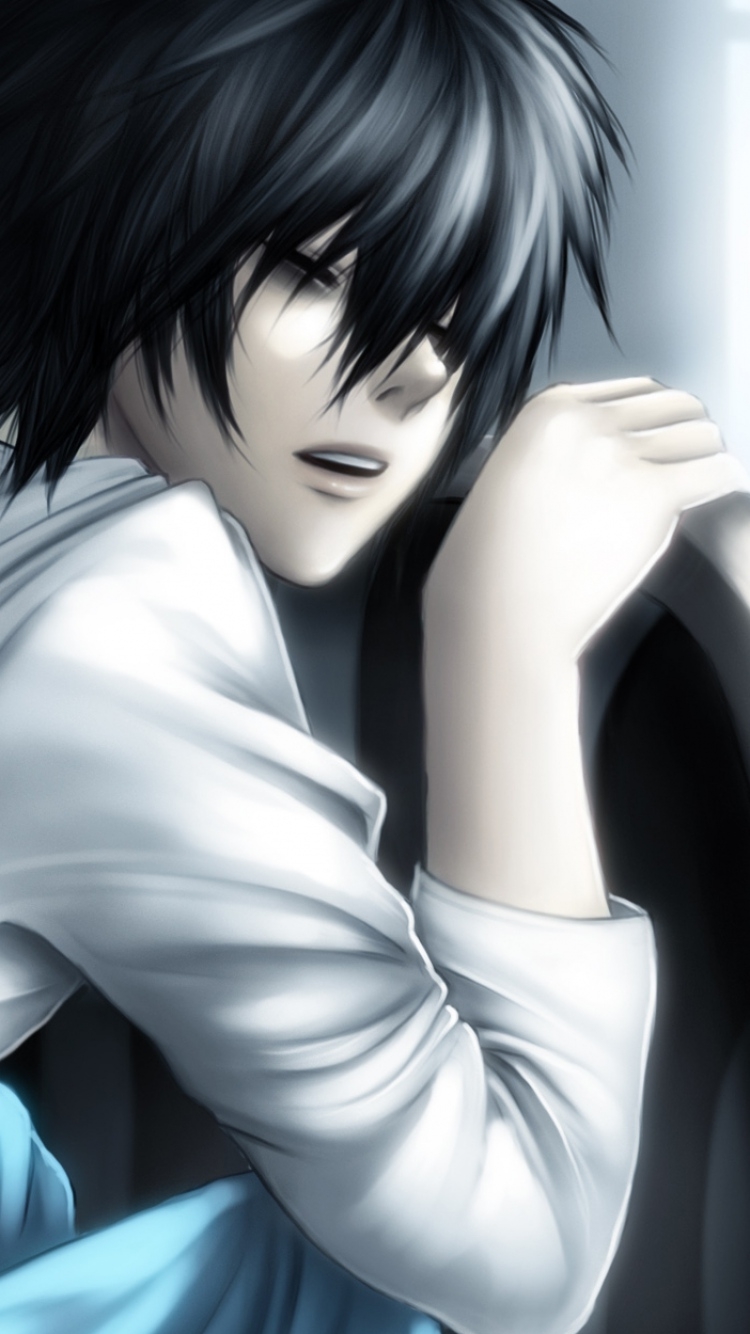 750x1340 Free download  Death note Boy Sadness Wallpaper Background iPhone 6 [] for your Desktop, Mobile & Tablet. Explore Death Note Wallpaper iPhone. Death Note Background, Death Note Wallpaper, Phone