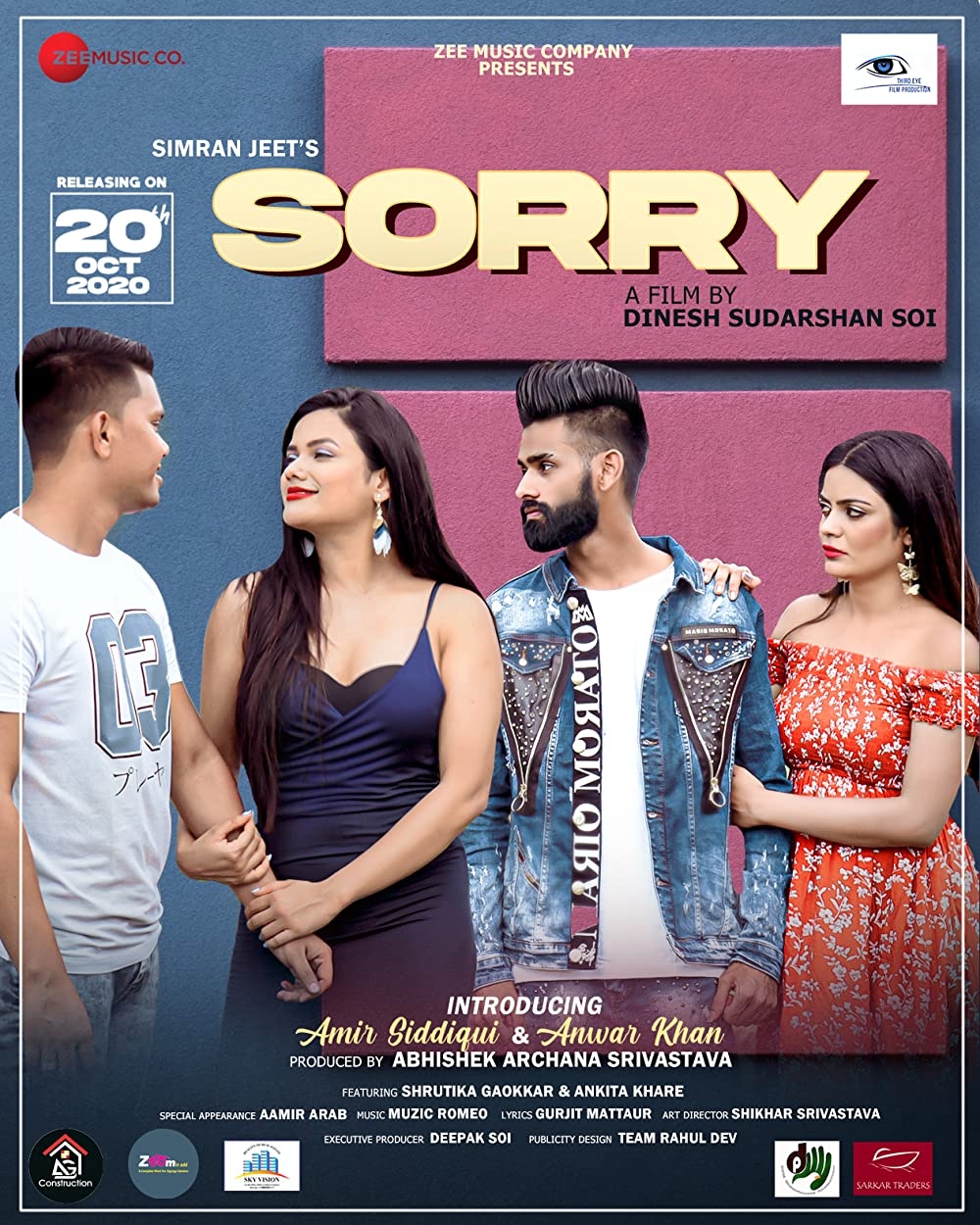 1000x1250 Sorry: Simran Jeet ft. Shrutika Gaokkar, Anwar Khan, Amir Siddiqui & Ankita Khare (Video 2020), Phone