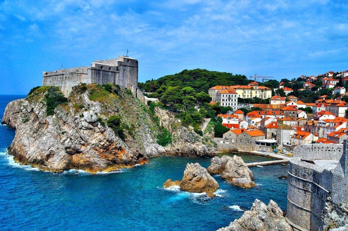 1210x810 Wallpaper Tagged With Dubrovnik: Dubrovnik Nature Place Ocean Blue, Desktop