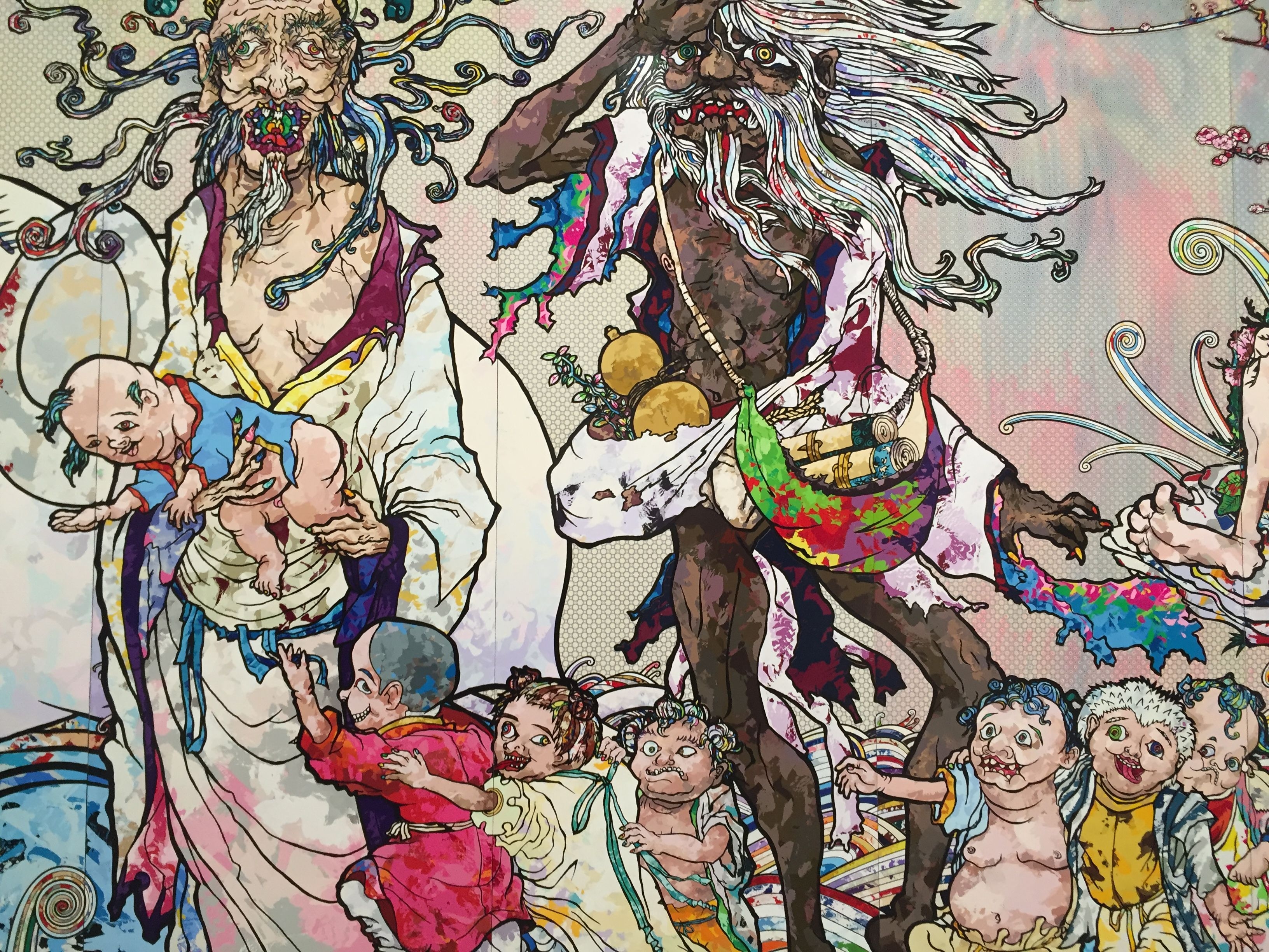 3270x2450 Takashi Murakami In The Land Of The Dead Stepping On The Tail Of A, Desktop