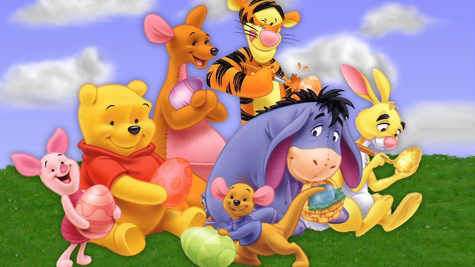 1920x1080 Download Cartoon Wallpaper HD Of Winnie The Pooh, Desktop