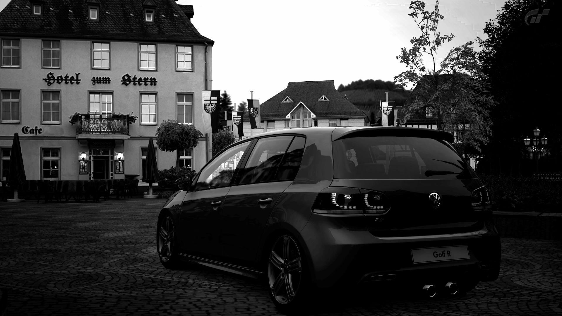 1920x1080 Black And White Golf R Wallpaper Picture to, Desktop