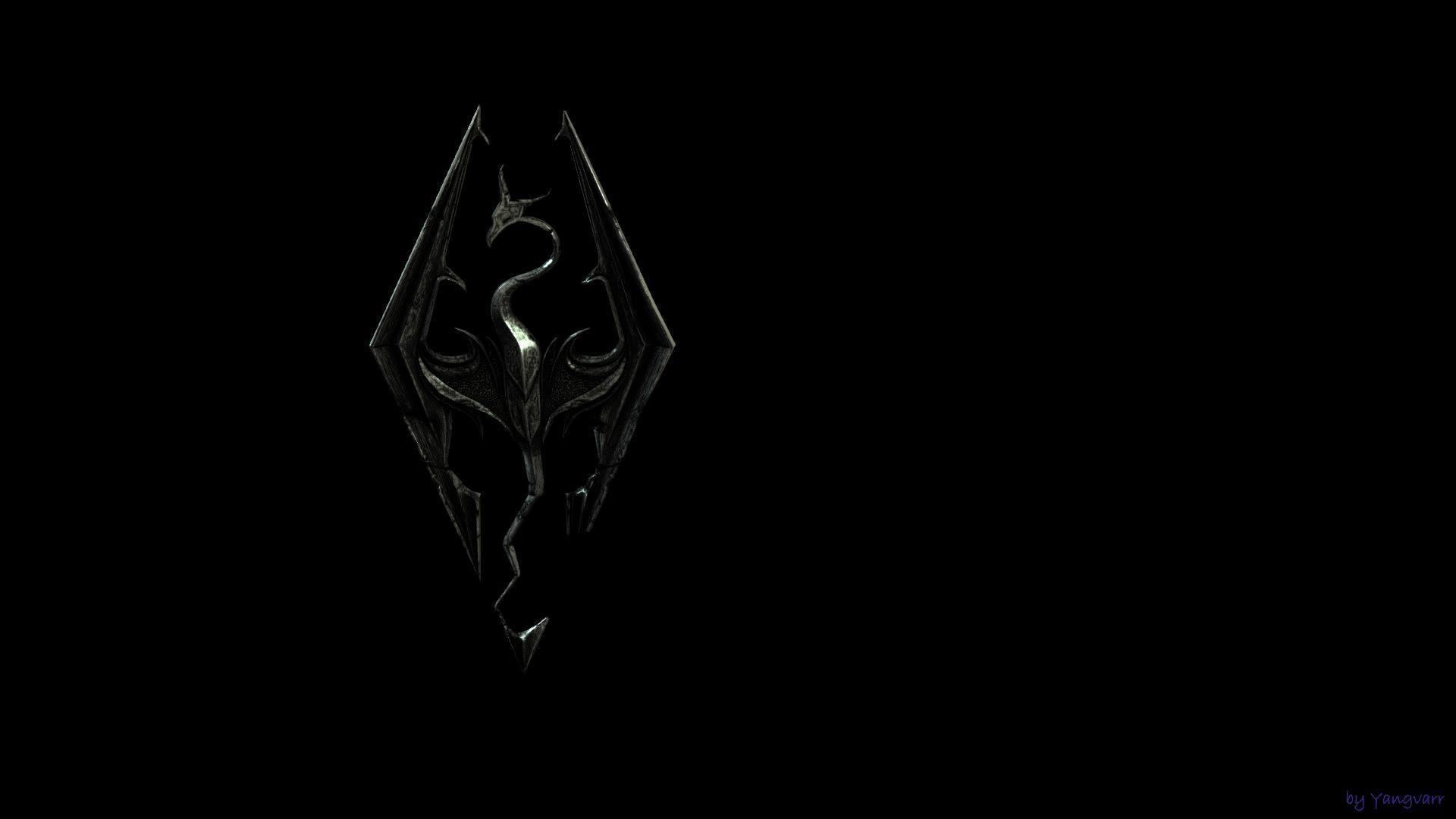 1920x1080 Skyrim Logo Wallpaper 4k, Desktop