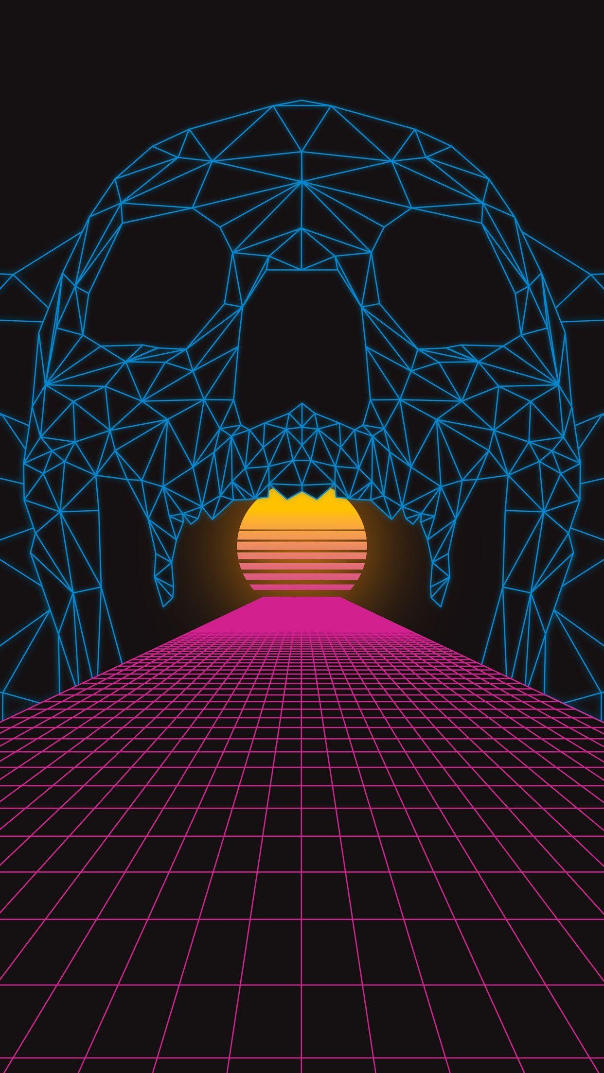 1250x2210 Synthwave Phone Wallpaper Free Synthwave Phone Background, Phone