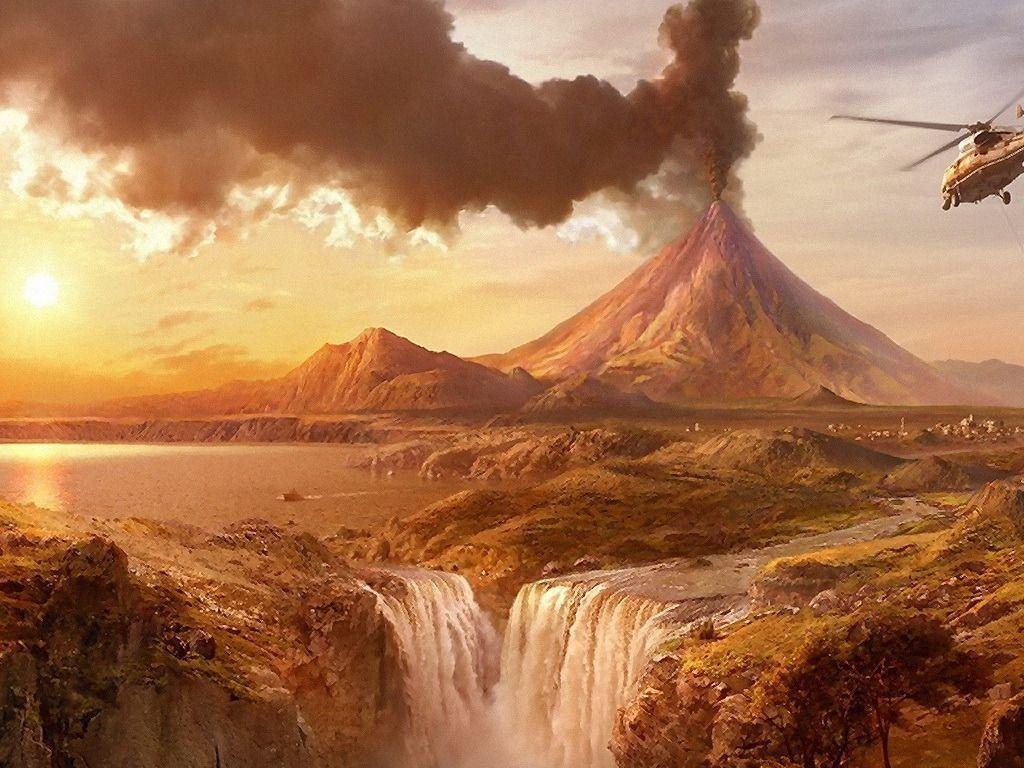 1030x770 Volcano Eruption Wallpaper. HD Wallpaper Base, Desktop