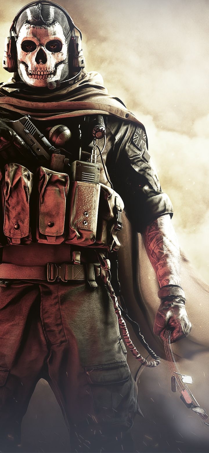 720x1560 Simon Riley(GHOST). Wallpaper de juegos, Fondos de pantalla de juegos, Call of duty, Phone