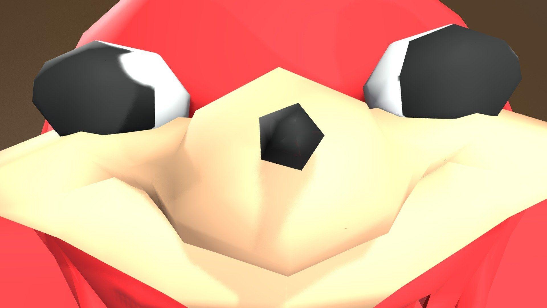 1920x1080 Uganda Knuckles Free 3D model, Desktop