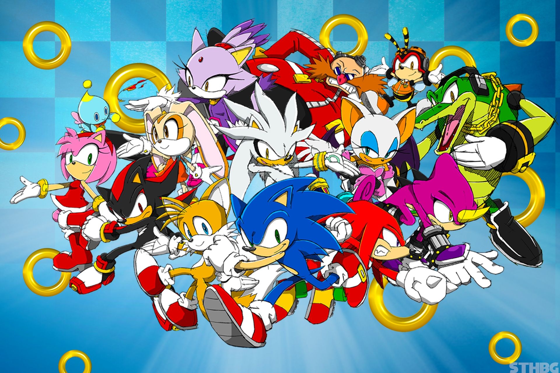 1920x1280 New Sonic Characters Wallpaper In High Quality, Carroll The Hedgehog And Friends HD Wallpaper, Desktop