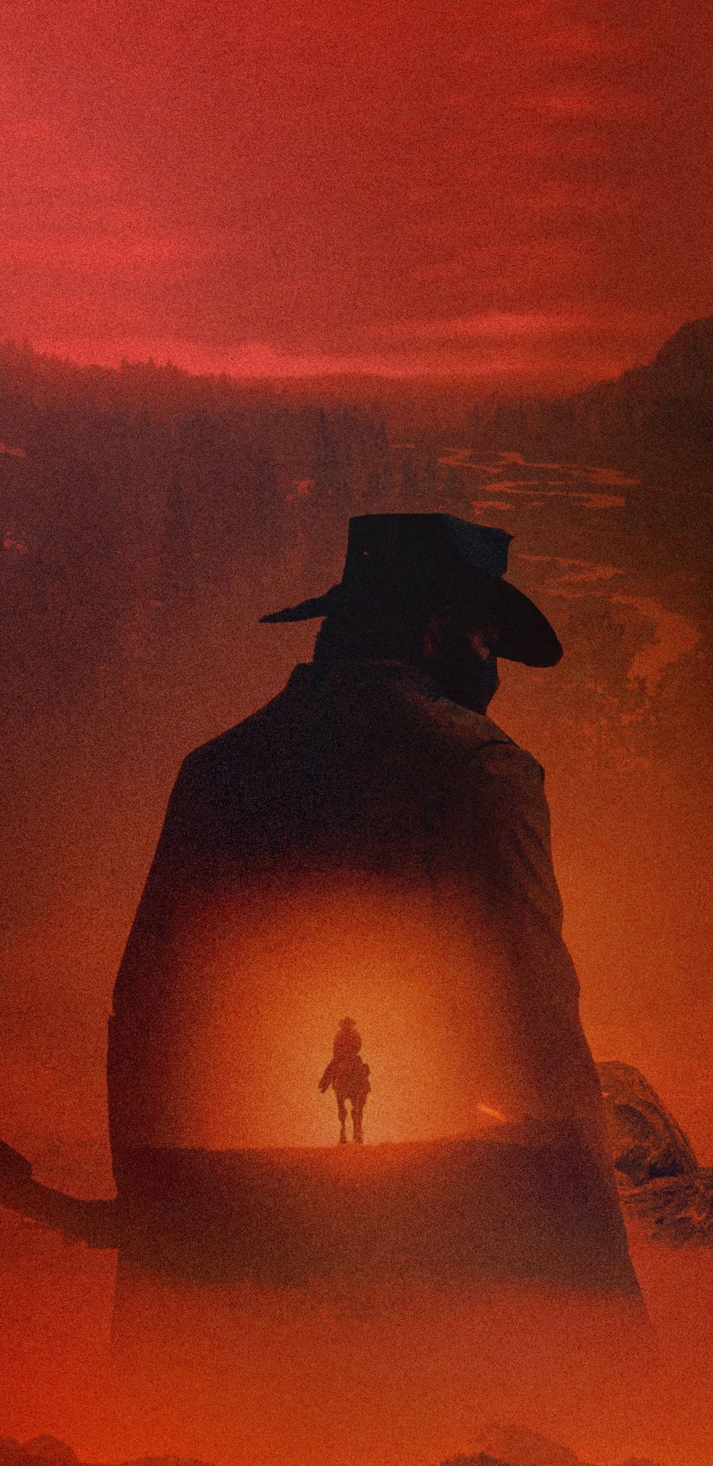 1440x2960 Red Dead Redemption cowboy, poster,  wallpaper, Phone