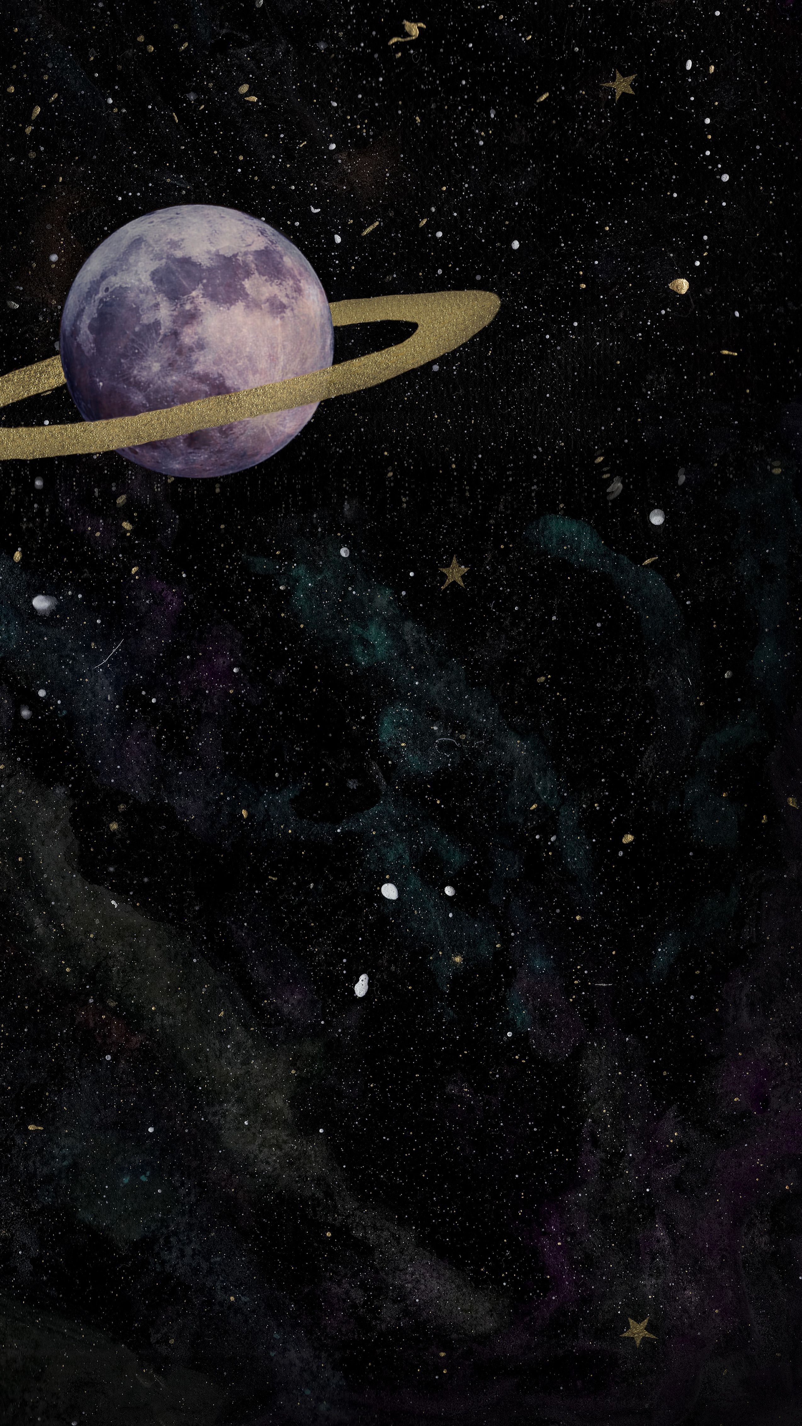 2550x4530 StarChildArtStudio. Black aesthetic wallpaper, Dark wallpaper iphone, Space phone wallpaper, Phone