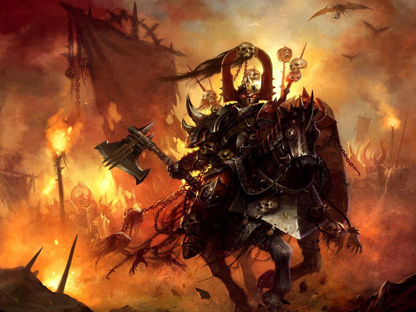 1600x1200 Cheapest (?) Warhammer Army: Khorne Bloodbound Daemonkin, Desktop