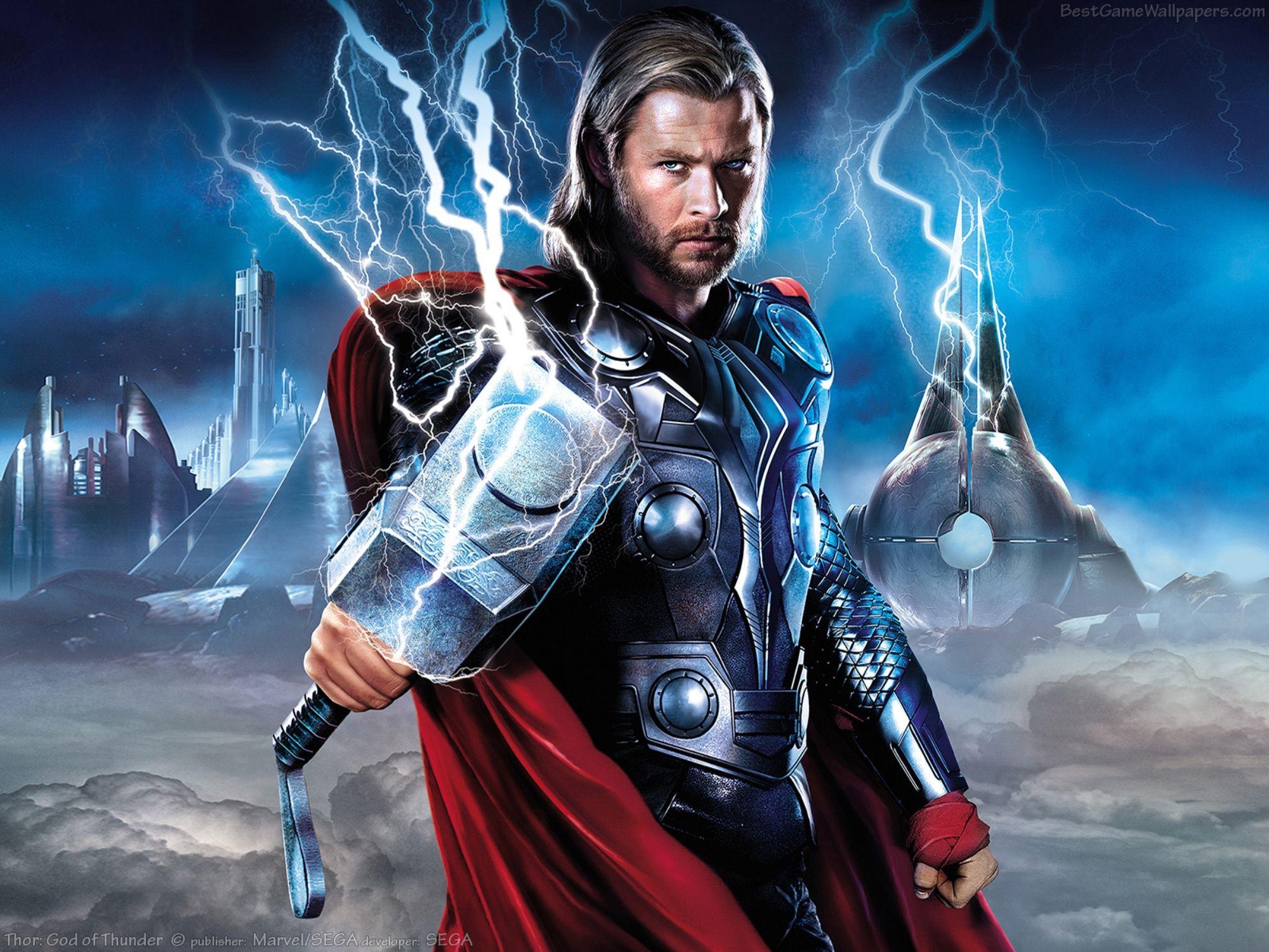 2000x1500 Thor God of Thunder wallpaper, Desktop