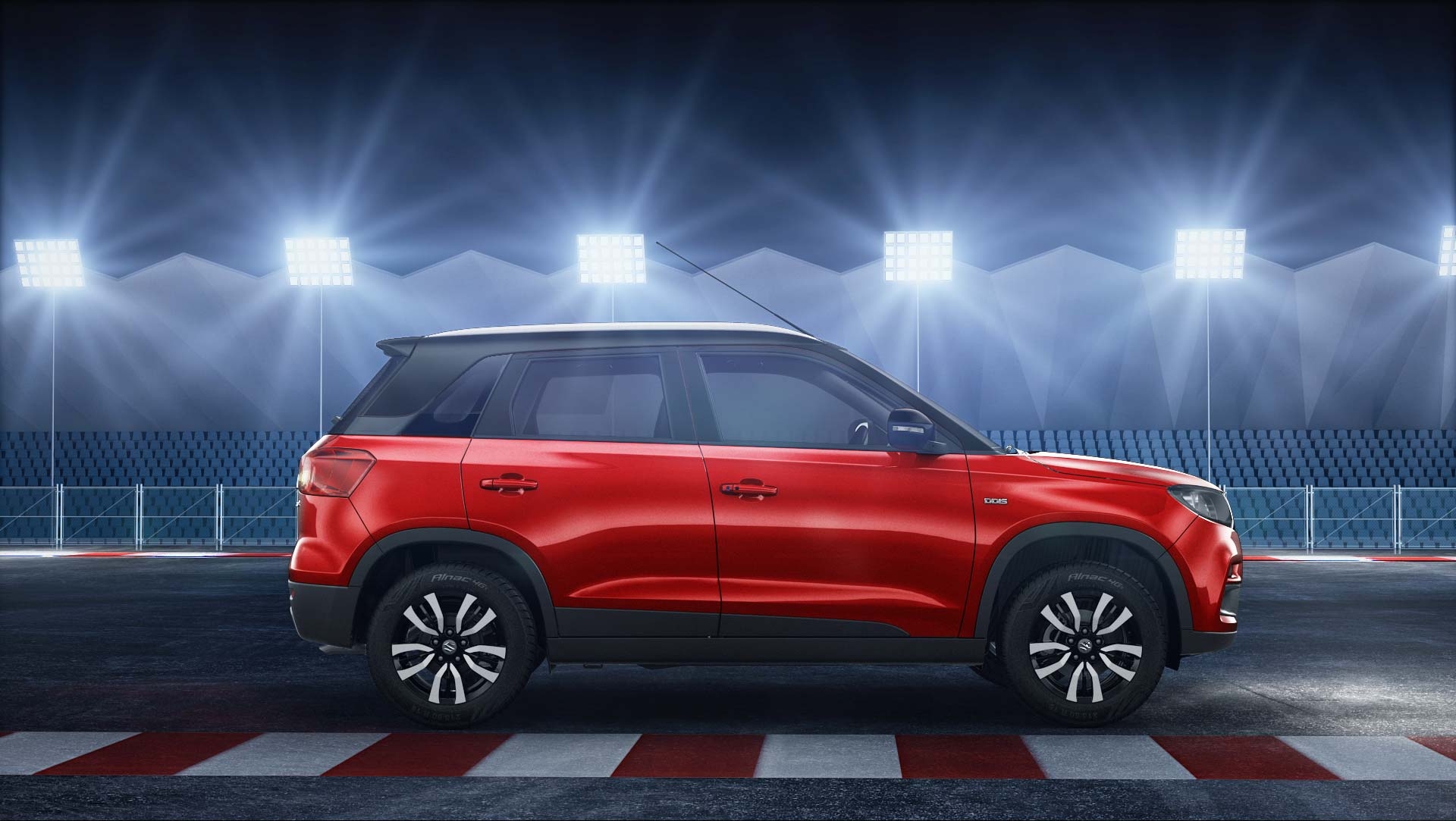 1920x1090 Maruti Suzuki Vitara Brezza red color HD wallpaper Suzuki Vitara Brezza side view HD image, Desktop